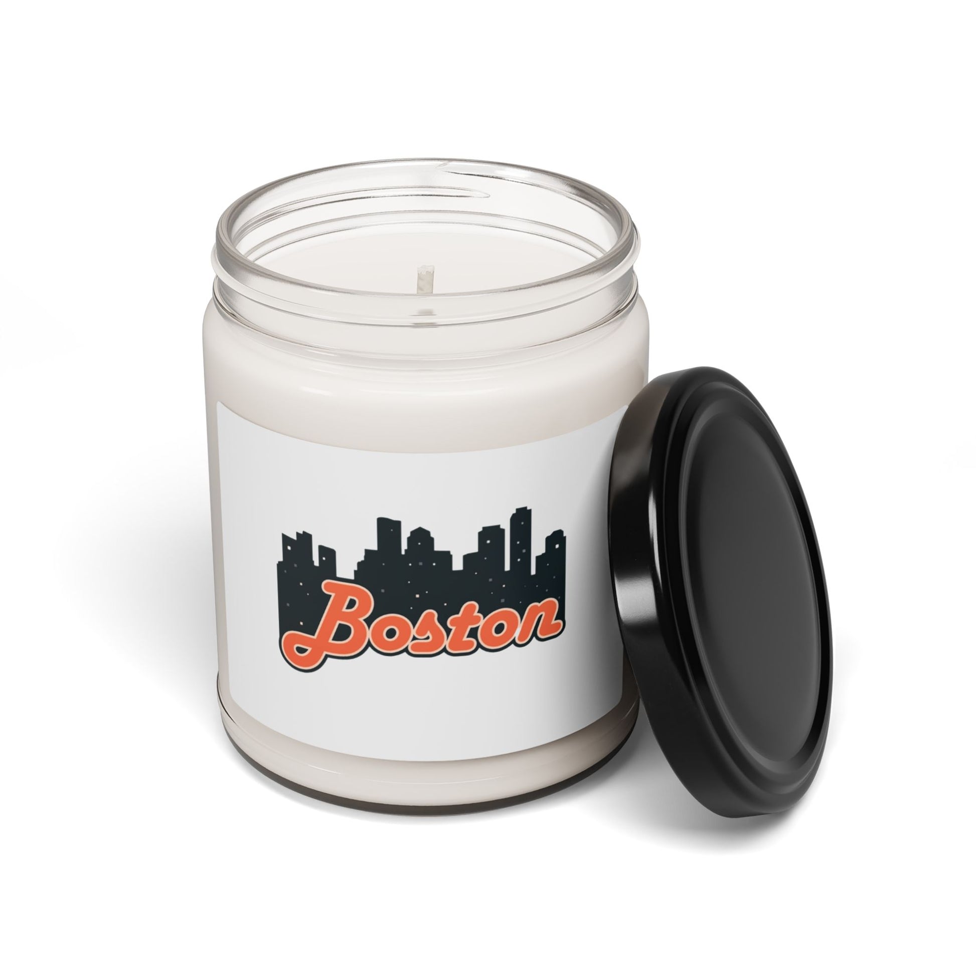 Boston Skyline Scented Soy Candle - Cozy Home Decor, Gift for Her, Relaxing Aromatherapy, Housewarming Gift, Birthday Gift