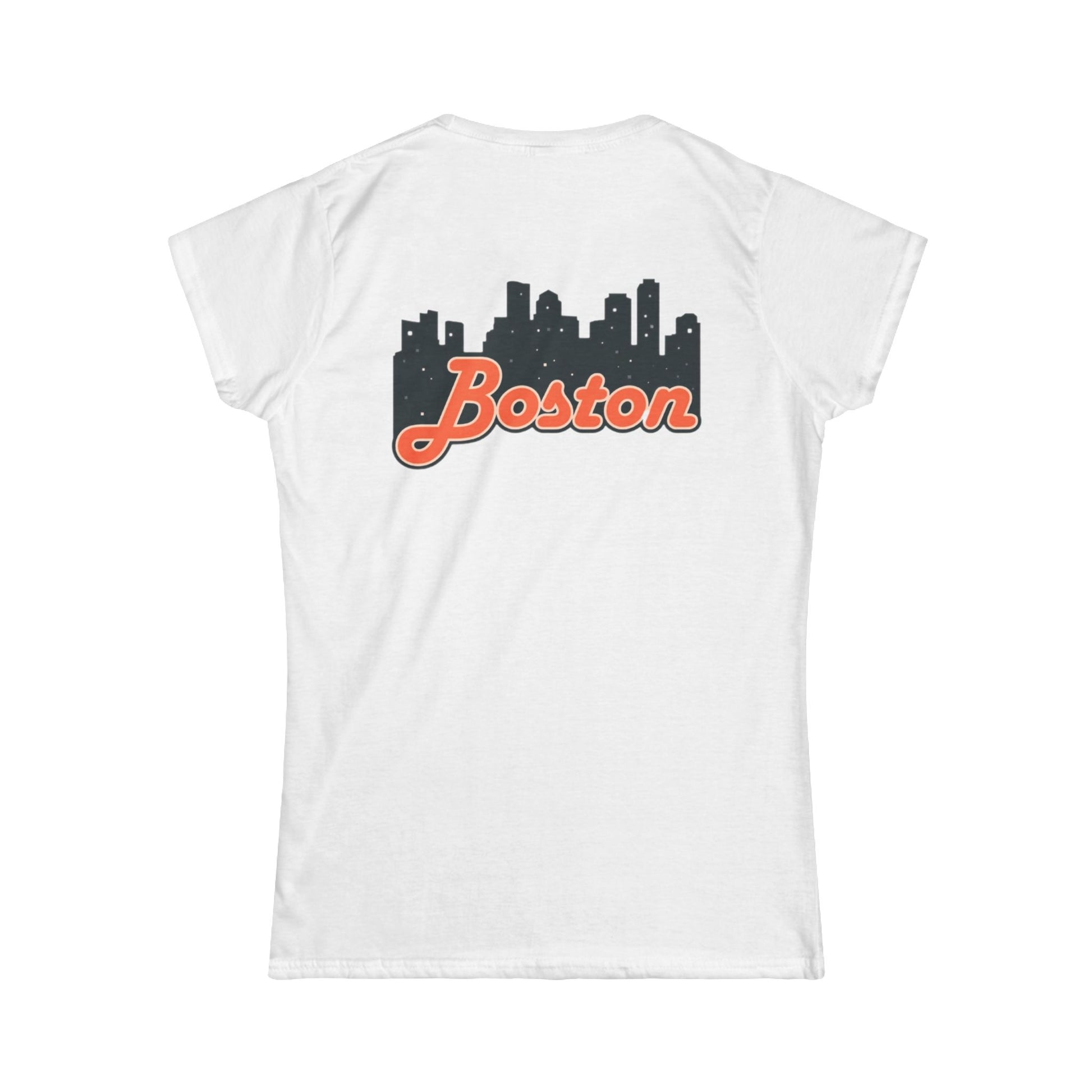 Boston Skyline Women's Tee, Casual City Shirt, Gift for Boston Lovers, Summer Outfit, Travel Souvenir