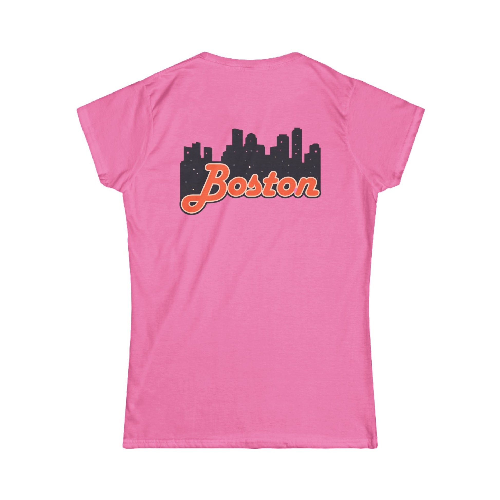 Boston Skyline Women's Tee, Casual City Shirt, Gift for Boston Lovers, Summer Outfit, Travel Souvenir