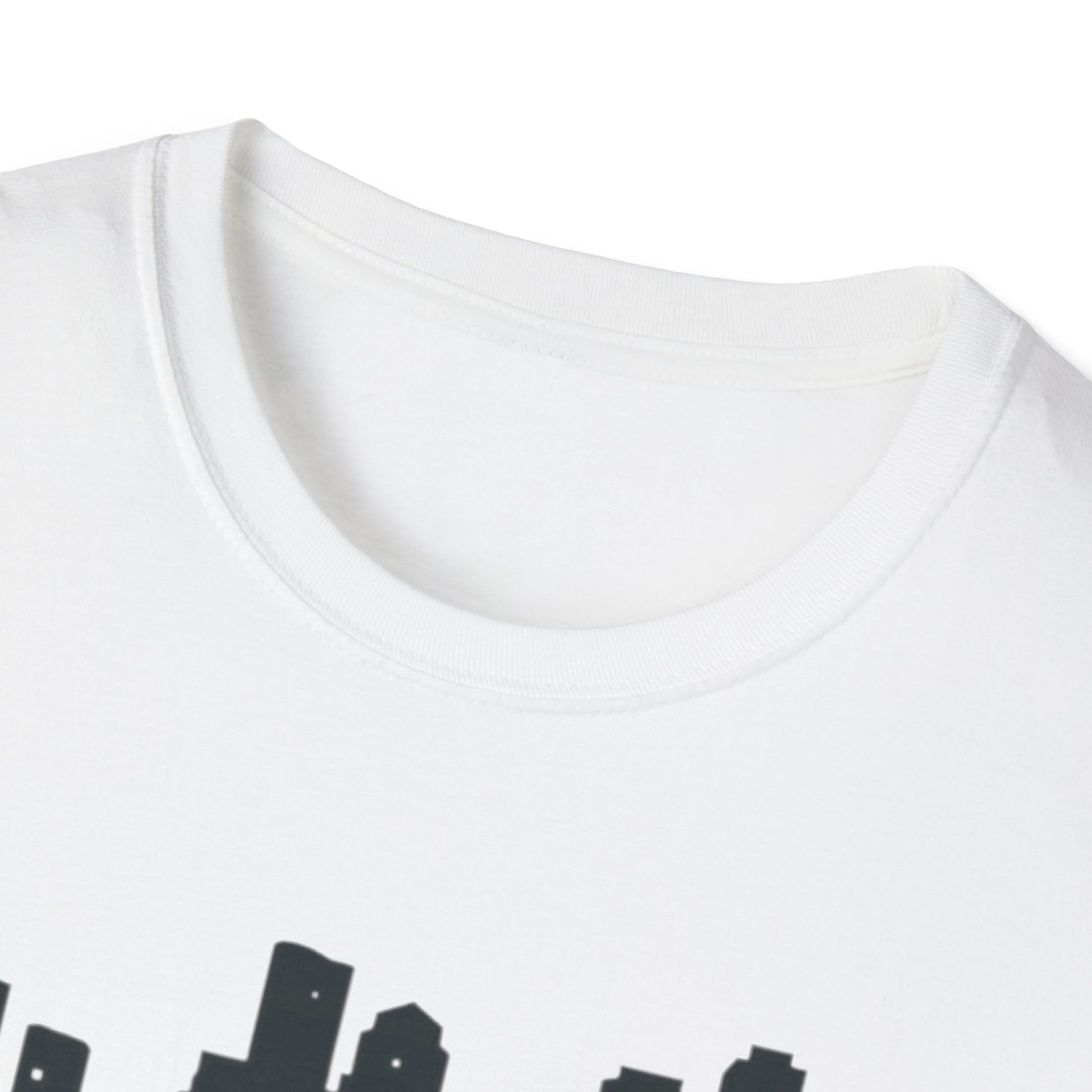 Boston Skyline Unisex Softstyle T-Shirt, City Tee, Gift for Travelers, Summer Casual Wear, Urban Style Shirt, Boston Pride