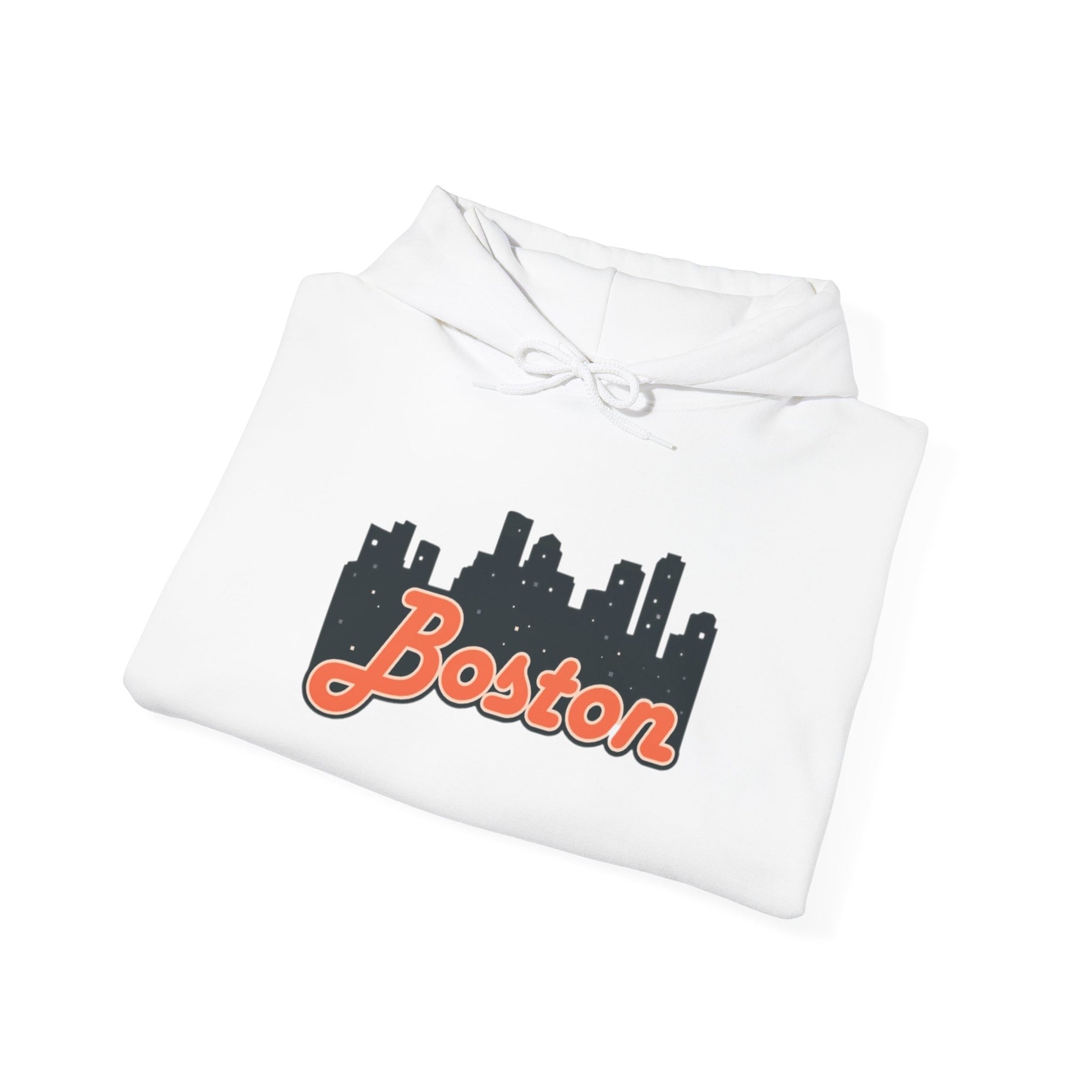 Boston Skyline Unisex Hoodie, Cozy Apparel for Boston Lovers