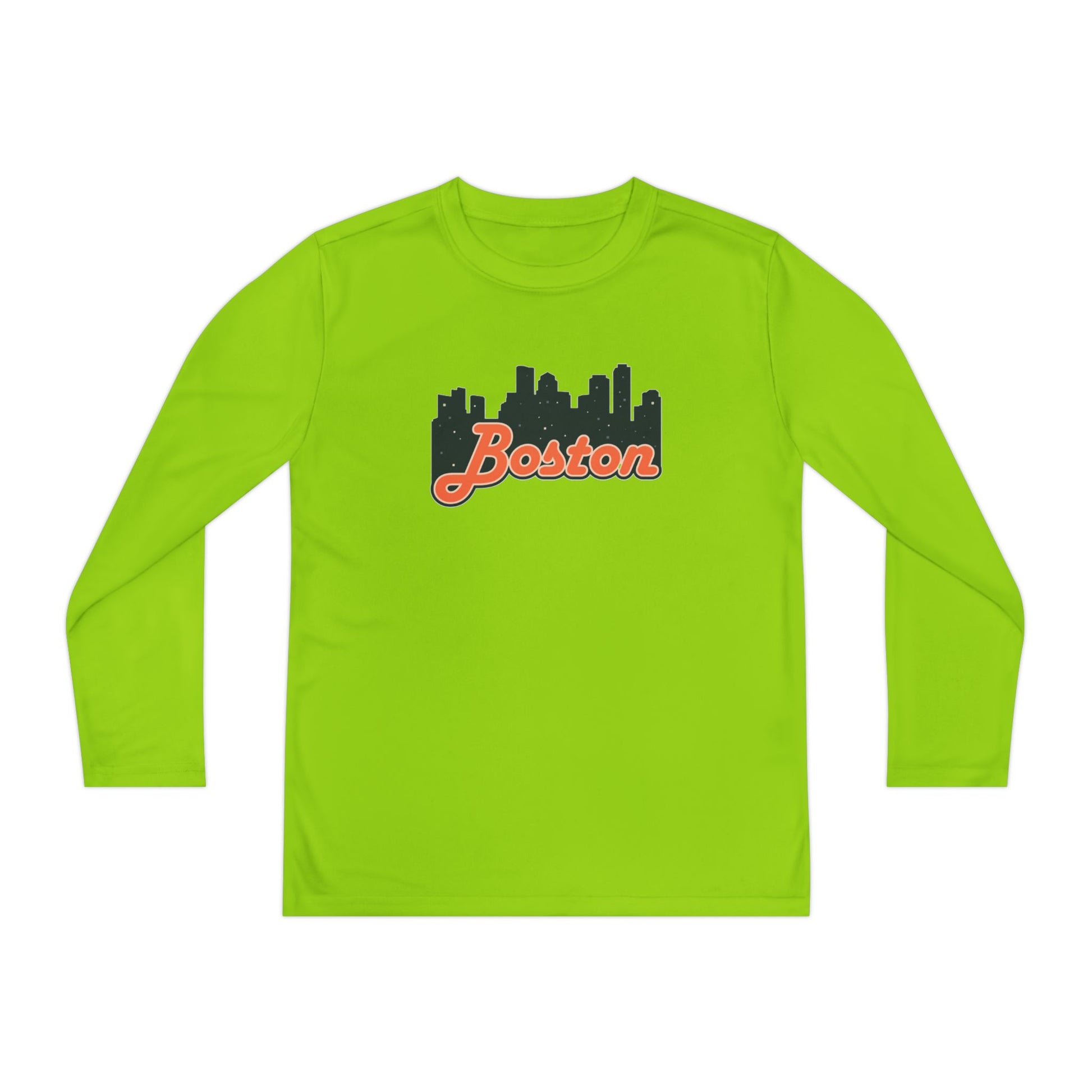 Boston Youth Long Sleeve Tee - Perfect for Sports, Casual Wear, Gift for Kids, Boston City Lovers, Birthday Gift