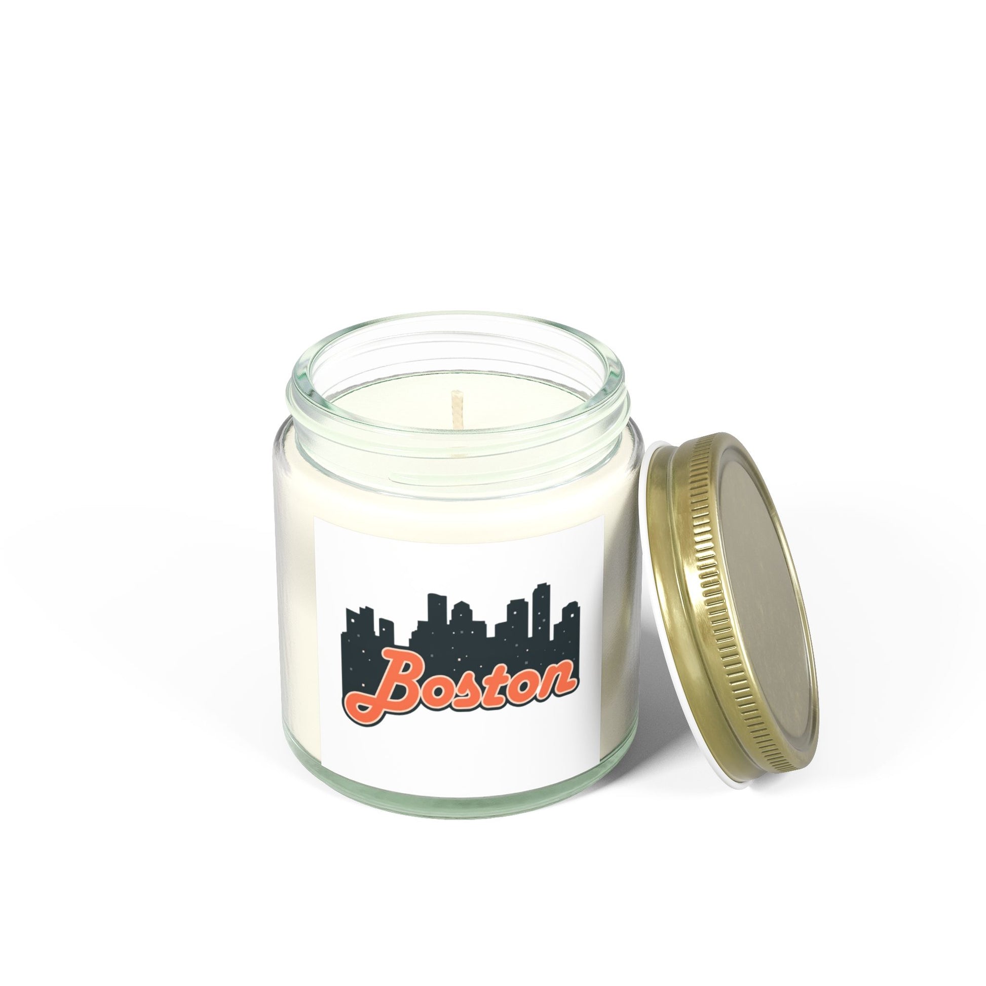 Boston Scented Candles - Coconut Apricot Wax | Home Decor, Relaxation, Gift for Her, Aromatherapy, Travel Essentials