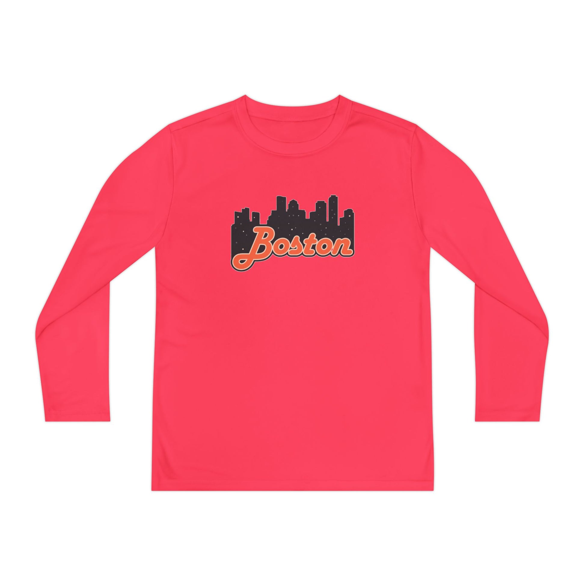 Boston Youth Long Sleeve Tee - Perfect for Sports, Casual Wear, Gift for Kids, Boston City Lovers, Birthday Gift
