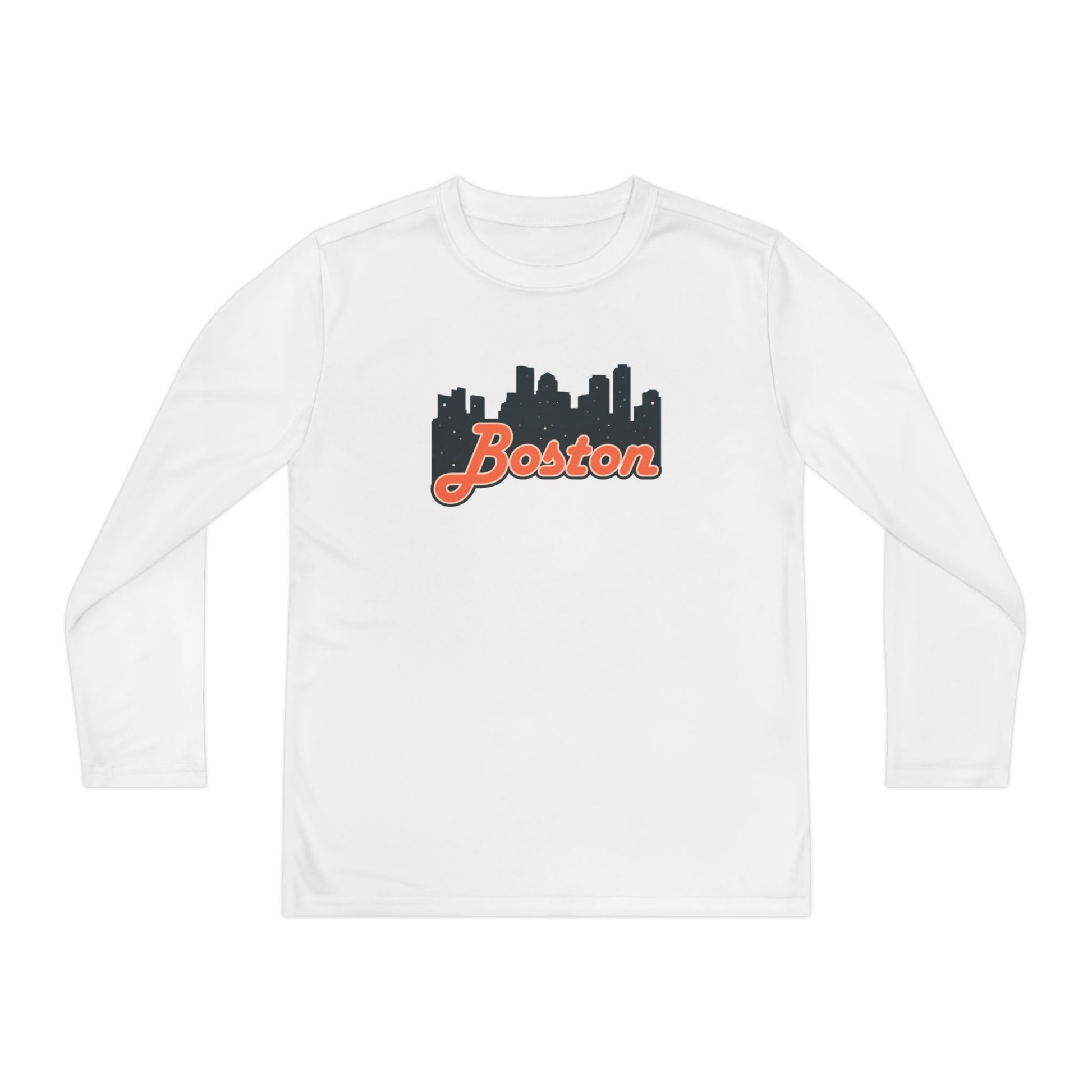 Boston Youth Long Sleeve Tee - Perfect for Sports, Casual Wear, Gift for Kids, Boston City Lovers, Birthday Gift