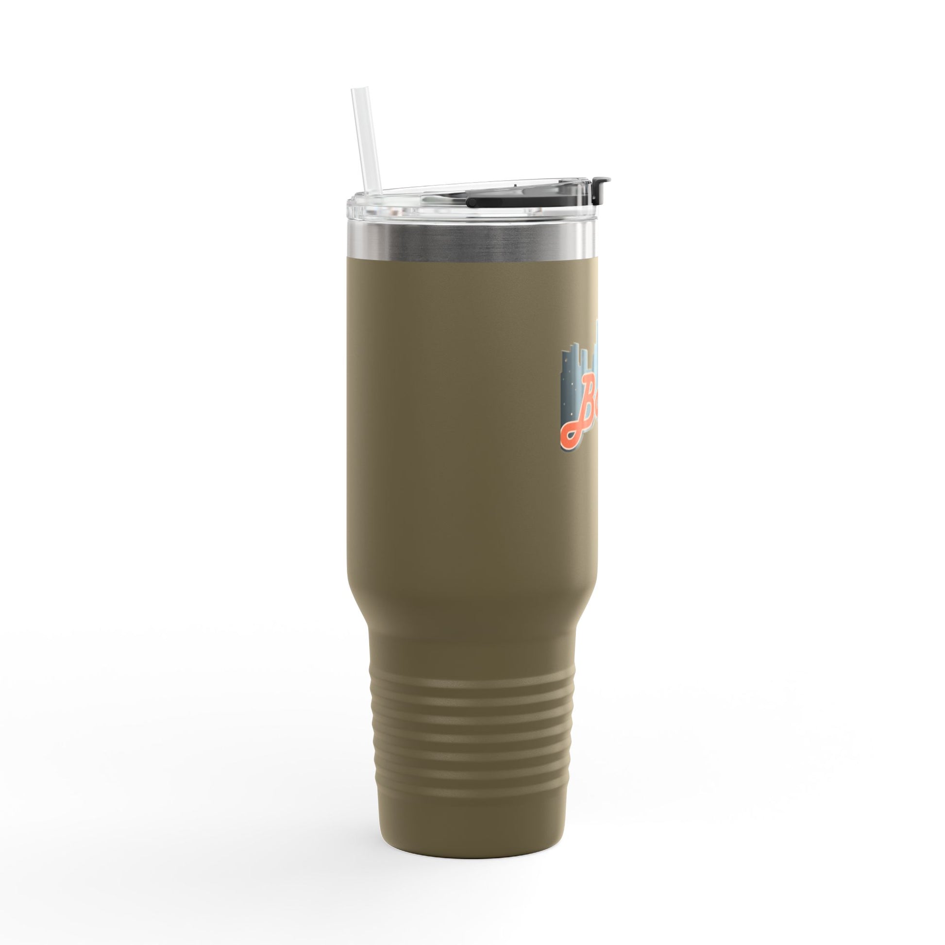 Boston Insulated Travel Mug | 40oz Thermal Cup for Coffee, Personalized Gifts for Her, Travel Tumbler, Souvenir Drinkware, Holiday Essential