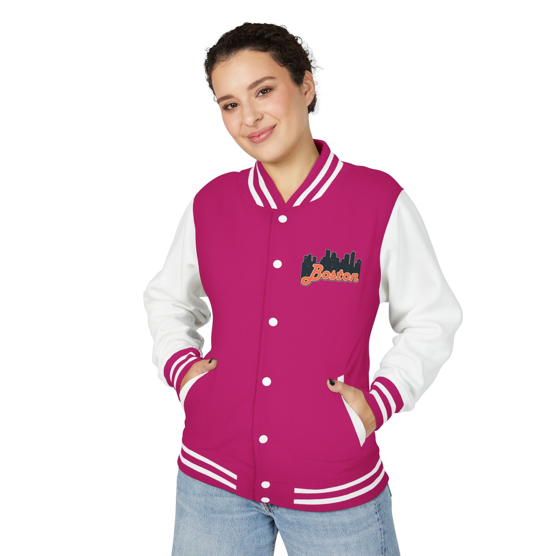 Classic Boston Letterman Jacket for Unisex, Vintage College Style, Cozy Sportswear, Perfect for Game Day, Gift for Sports Fans, Great [...]