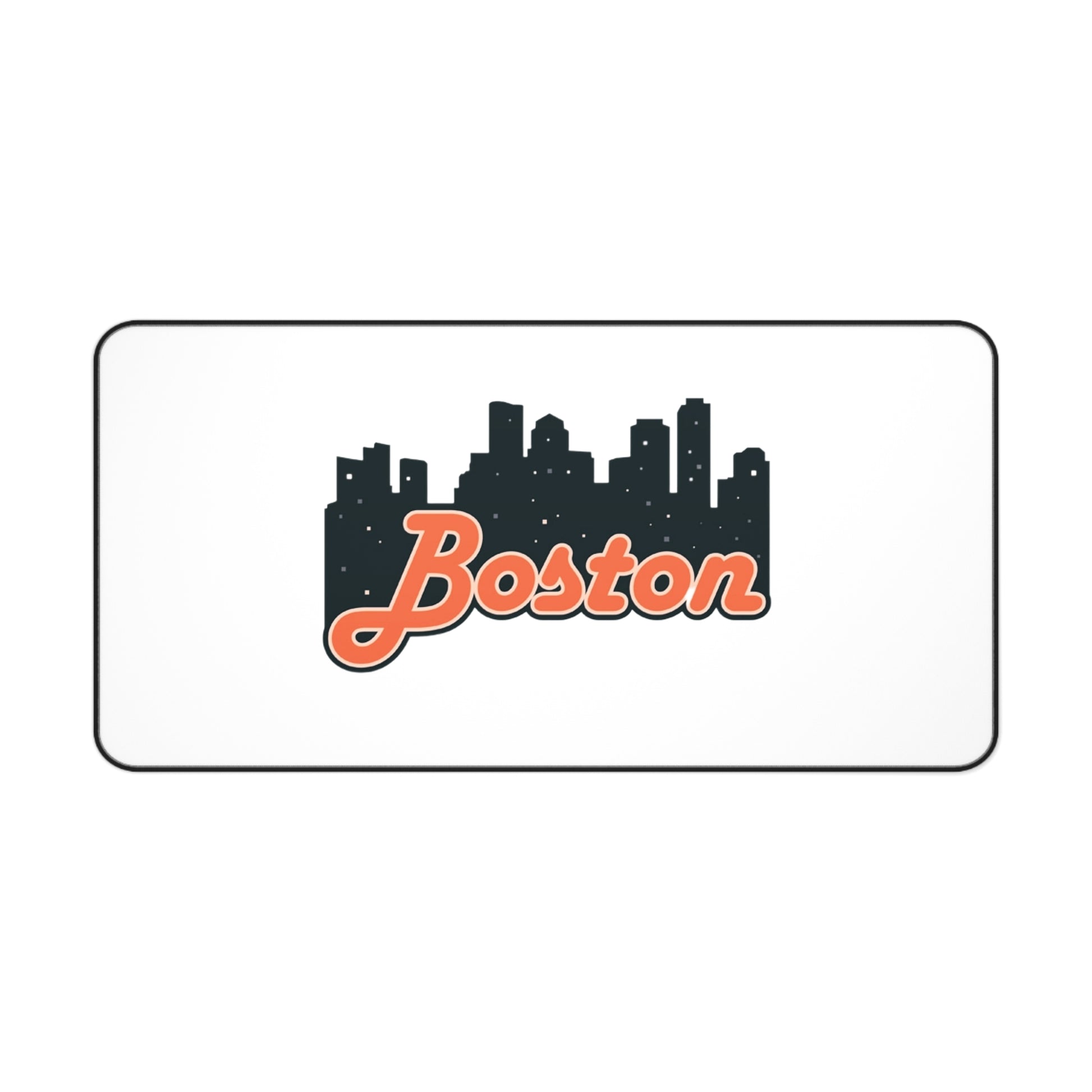 Boston Cityscape Desk Mat, Office Decor, Home Office Accessory, Gamers Desk Pad, Unique Gift for Boston Lovers
