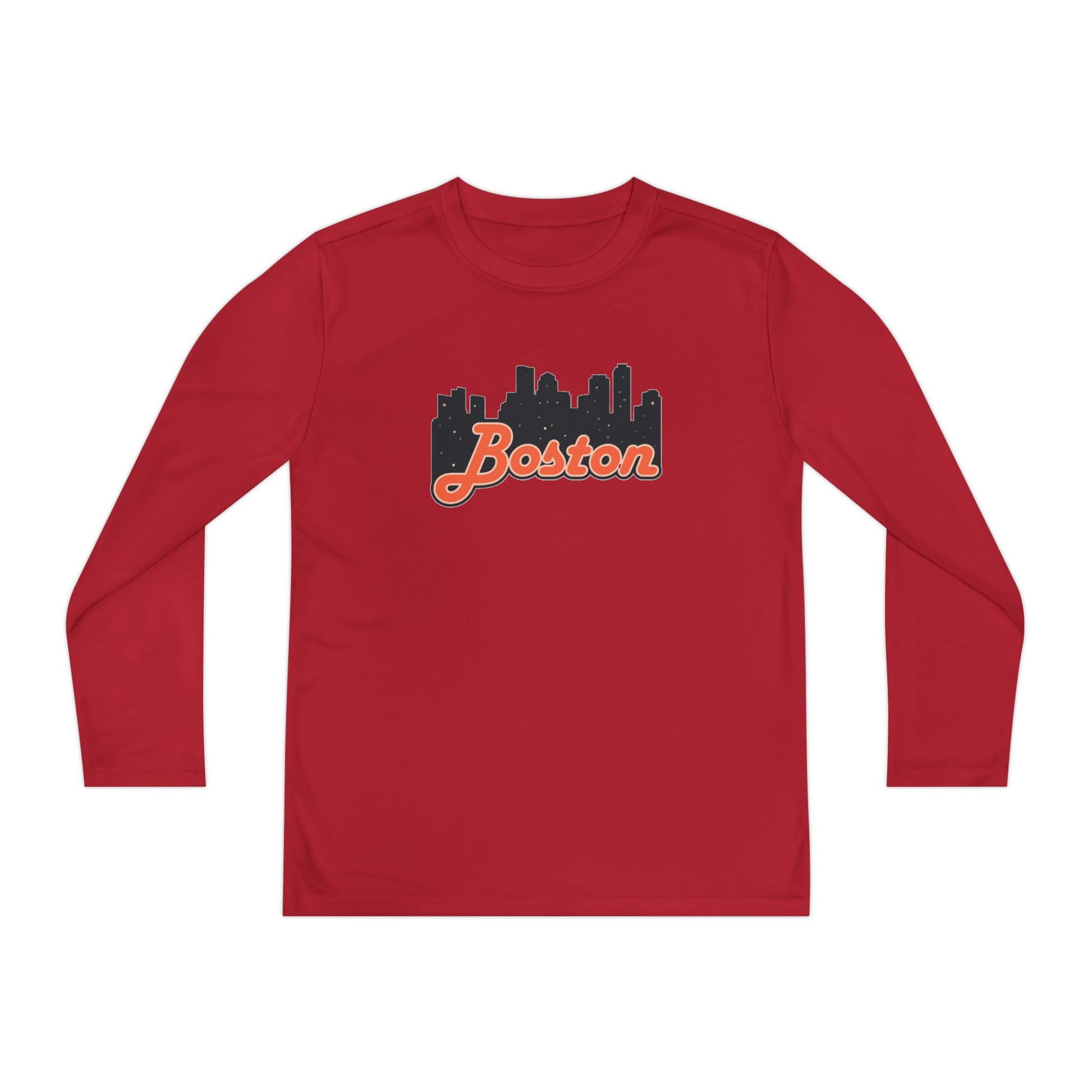 Boston Youth Long Sleeve Tee - Perfect for Sports, Casual Wear, Gift for Kids, Boston City Lovers, Birthday Gift
