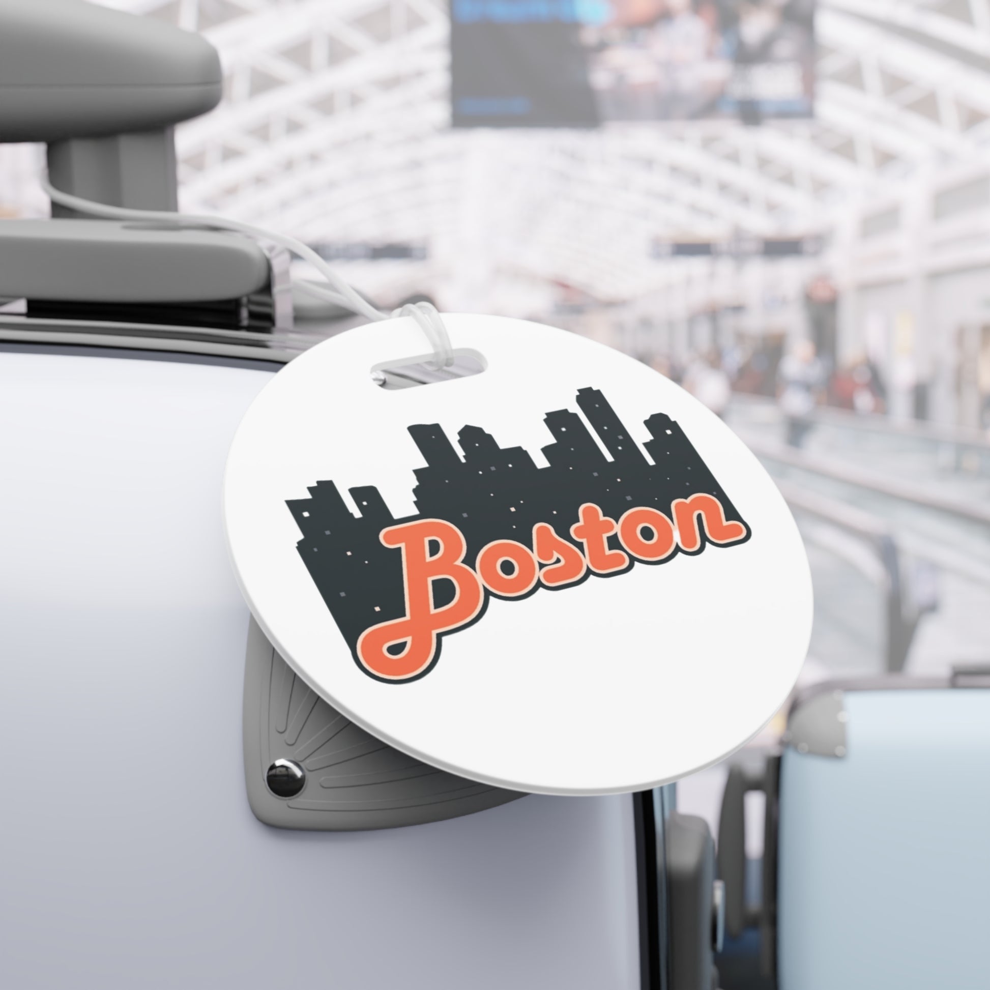 Boston Skyline Luggage Tags | Travel Accessories, Gift for Travelers, Baggage Labels, Airport Essentials, Personalized Travel Tags