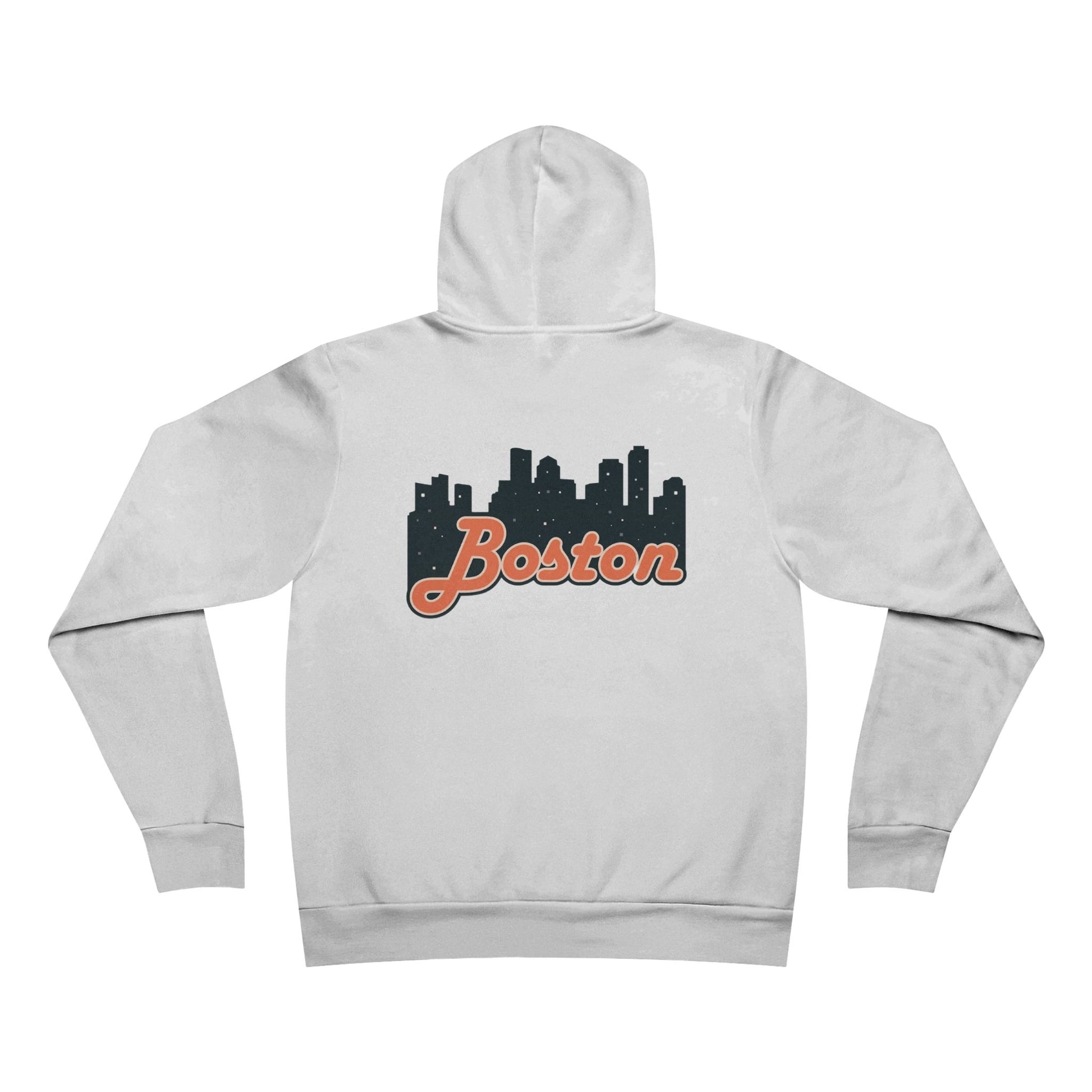 Boston Skyline Unisex Hoodie, Cozy Urban Sweatshirt, Gift for Boston Lovers, City Style Pullover, Travel Souvenir Hoodie
