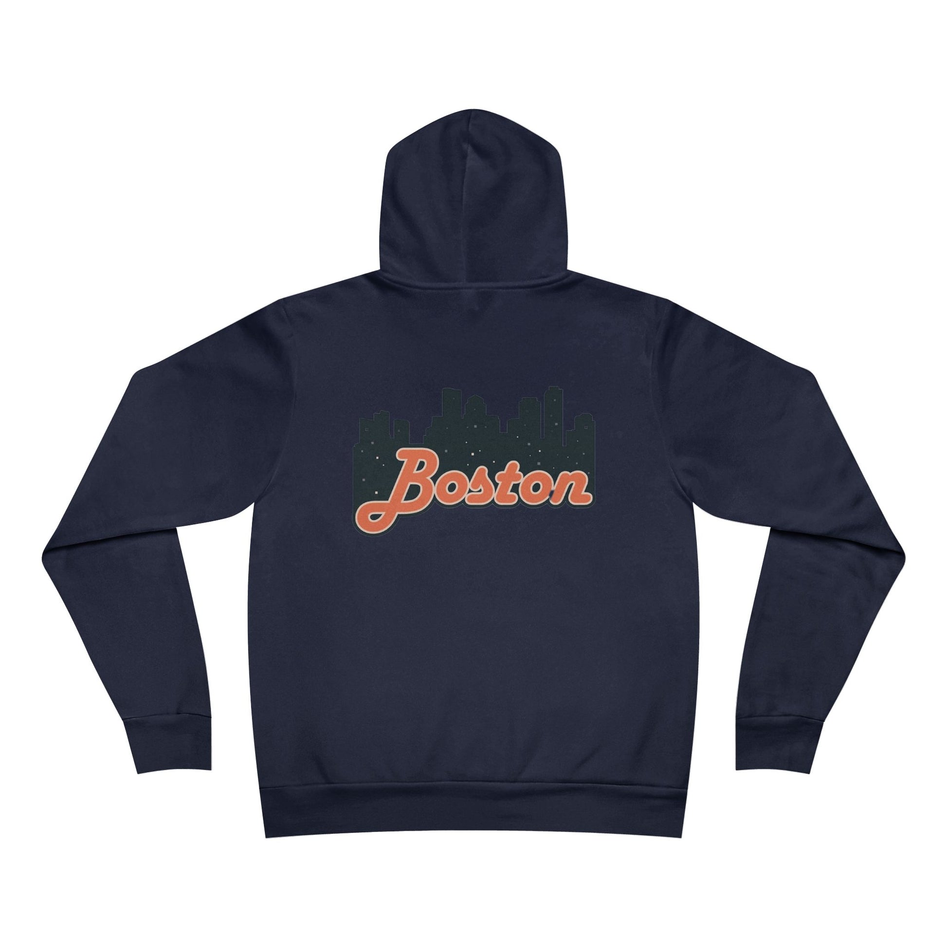 Boston Skyline Unisex Hoodie, Cozy Urban Sweatshirt, Gift for Boston Lovers, City Style Pullover, Travel Souvenir Hoodie