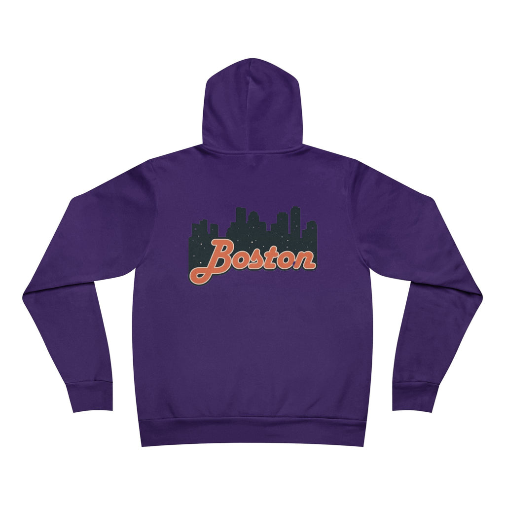 Boston Skyline Unisex Hoodie, Cozy Urban Sweatshirt, Gift for Boston Lovers, City Style Pullover, Travel Souvenir Hoodie