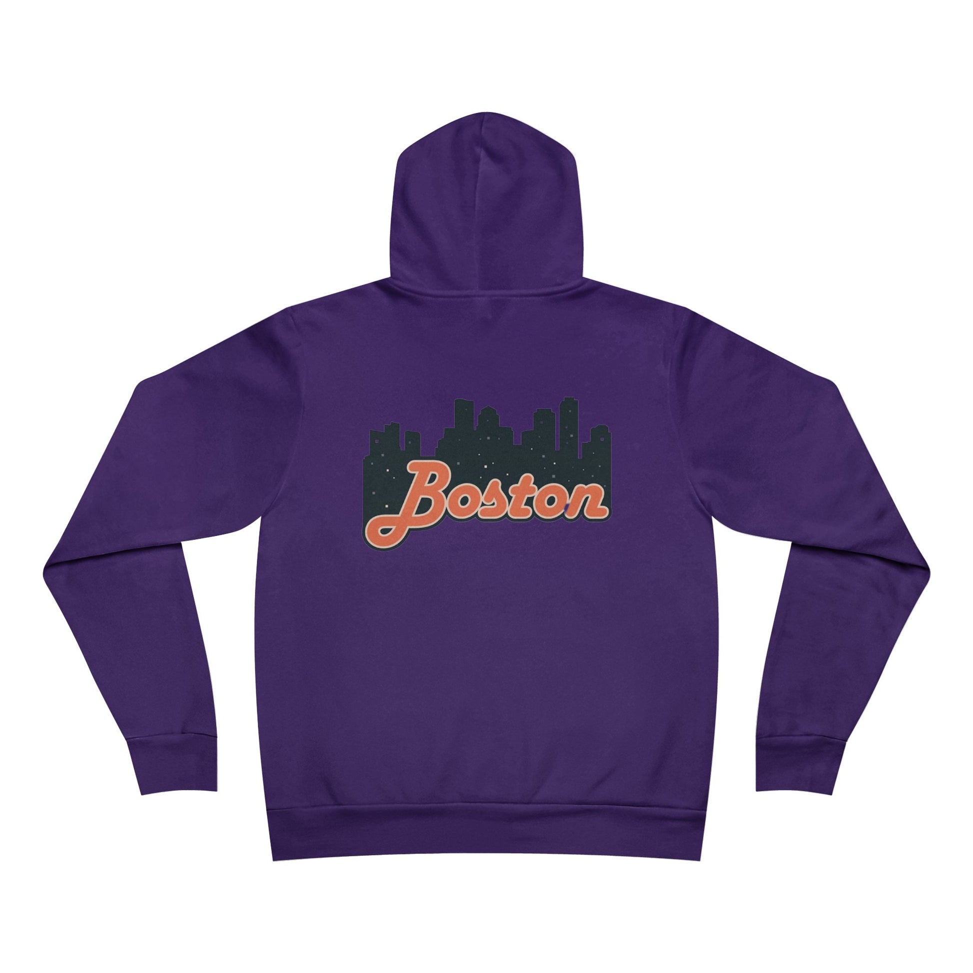 Boston Skyline Unisex Hoodie, Cozy Urban Sweatshirt, Gift for Boston Lovers, City Style Pullover, Travel Souvenir Hoodie