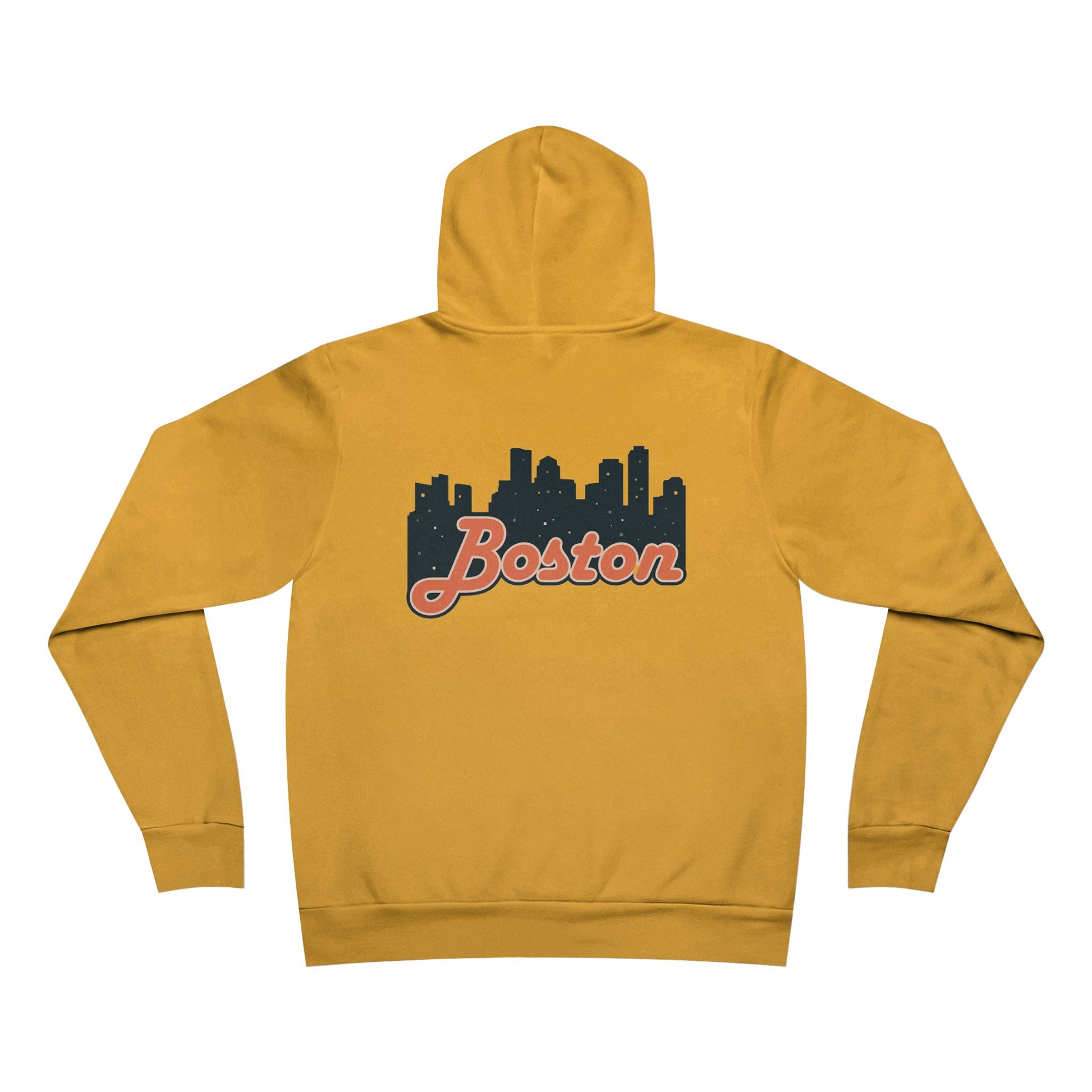 Boston Skyline Unisex Hoodie, Cozy Urban Sweatshirt, Gift for Boston Lovers, City Style Pullover, Travel Souvenir Hoodie