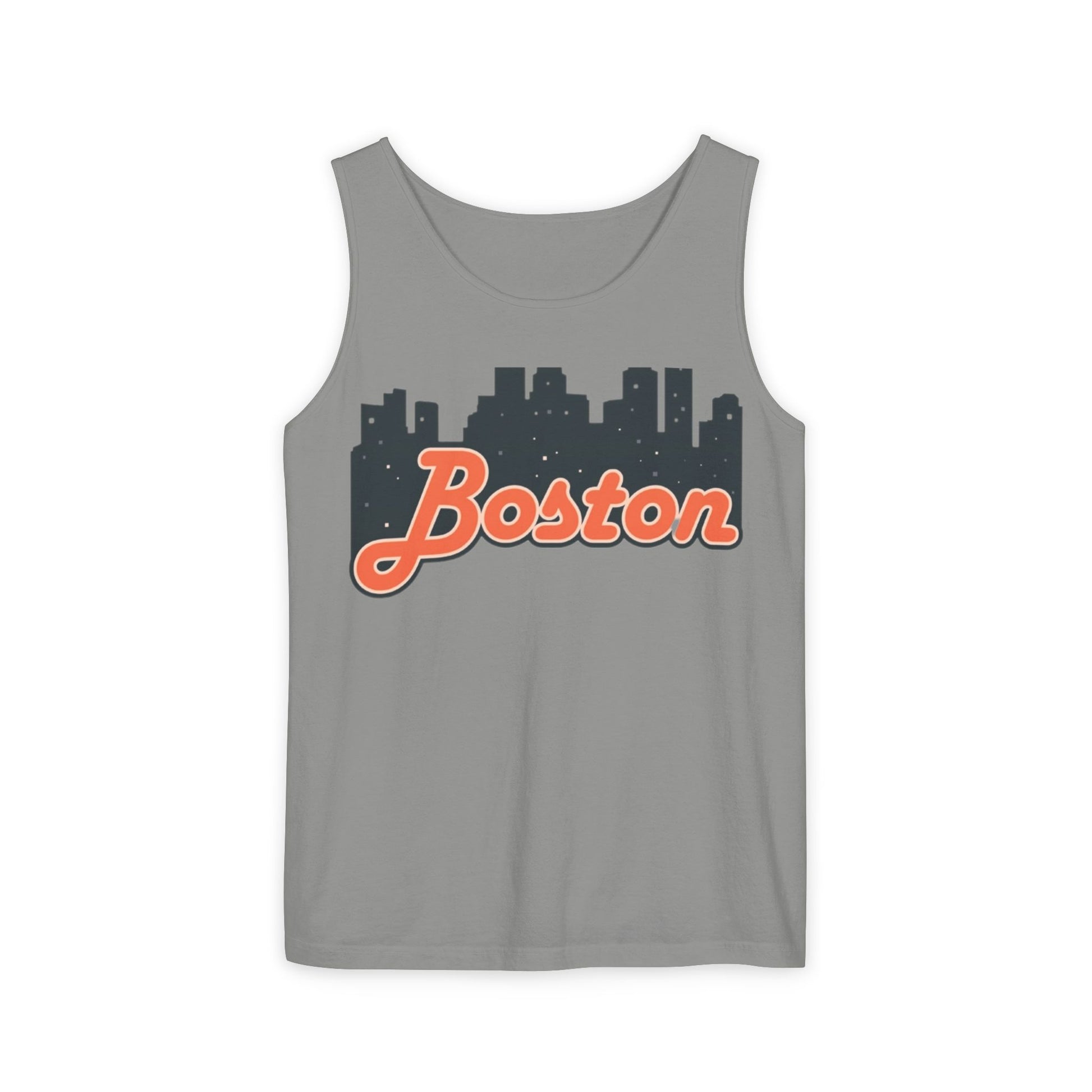 Boston Skyline Unisex Tank Top | Summer Vibes, Vacation Wear, Gift for City Lovers, Casual Style, Hipster Fashion