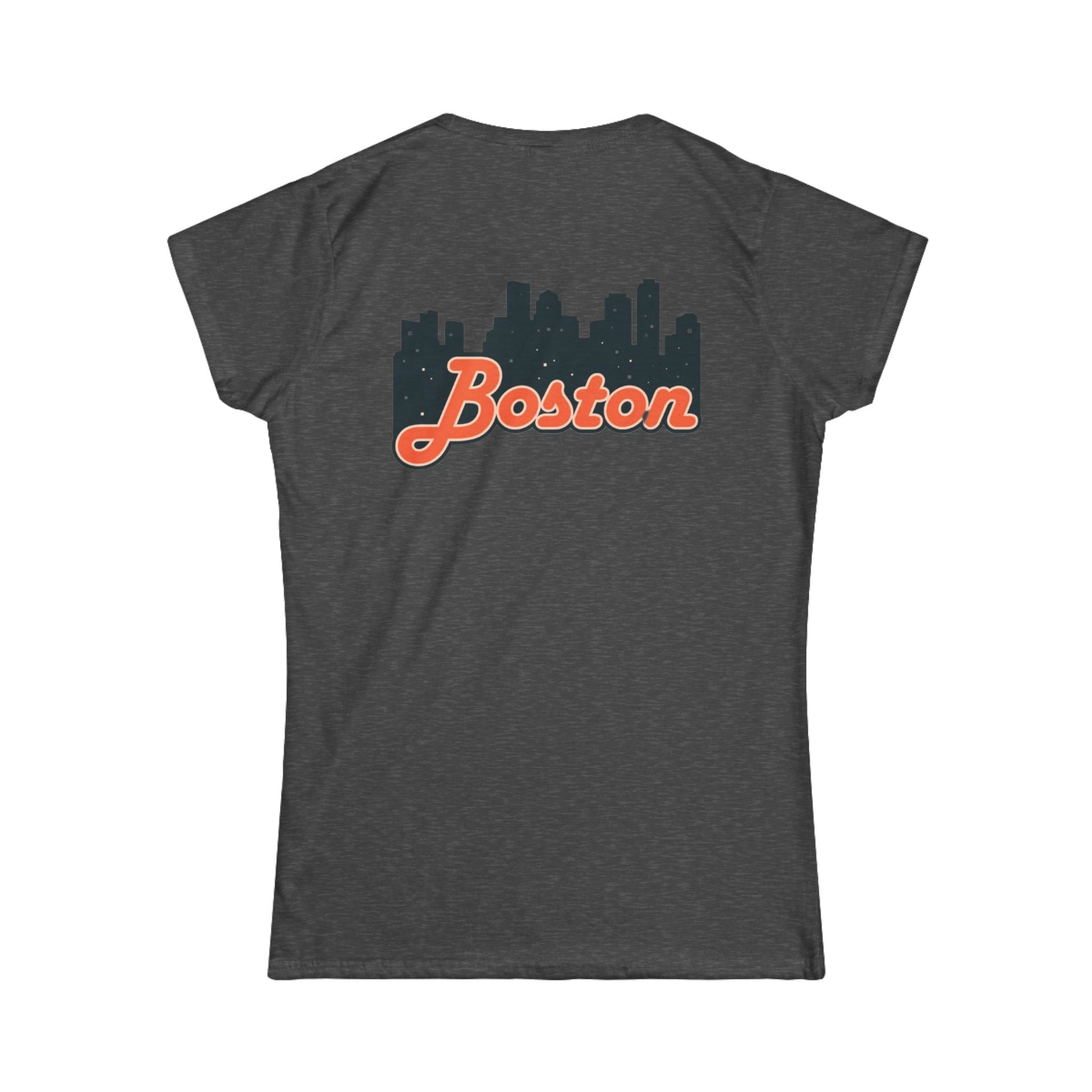 Boston Skyline Women's Tee, Casual City Shirt, Gift for Boston Lovers, Summer Outfit, Travel Souvenir