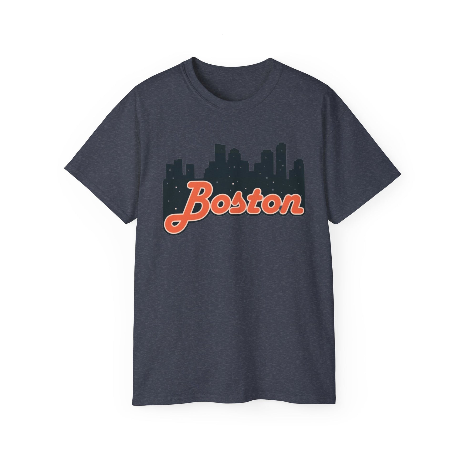 Boston Skyline Unisex Tee, Urban Apparel, City Pride Shirt, Gift for Boston Lovers, Casual Wear, Travel Souvenir