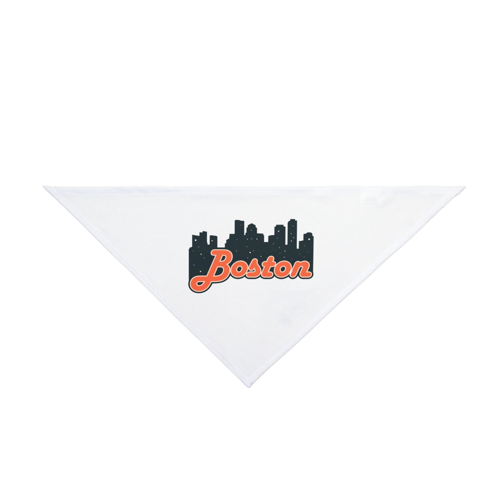 Boston City Pet Bandana | Cute Dog Accessory for Pet Lovers | Customizable Dog Scarf | Gift for Dog Owners | Dog Fashion