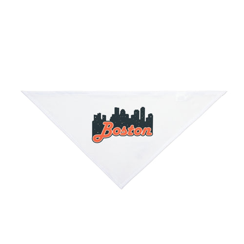 Boston City Pet Bandana | Cute Dog Accessory for Pet Lovers | Customizable Dog Scarf | Gift for Dog Owners | Dog Fashion