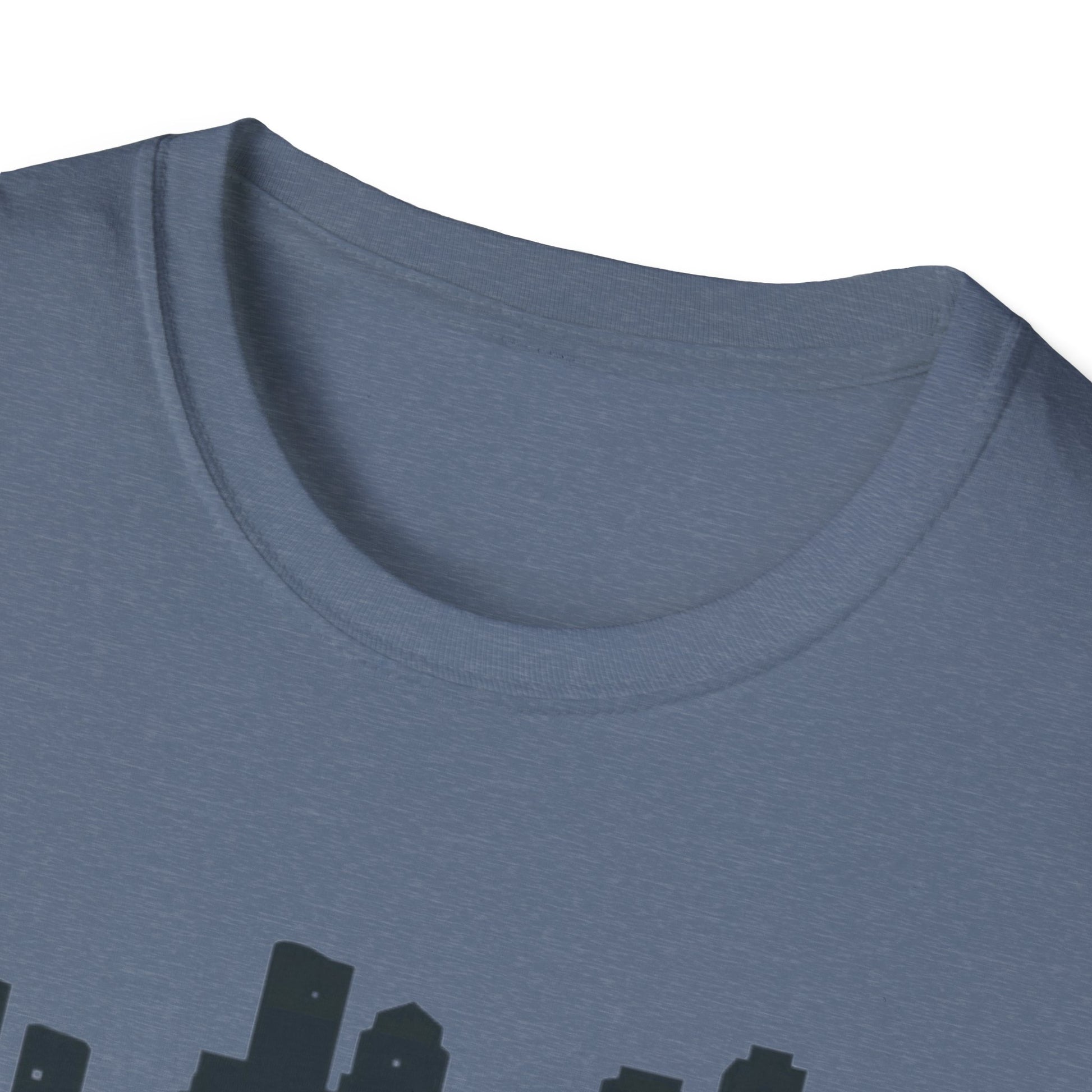 Boston Skyline Unisex Softstyle T-Shirt, City Tee, Gift for Travelers, Summer Casual Wear, Urban Style Shirt, Boston Pride