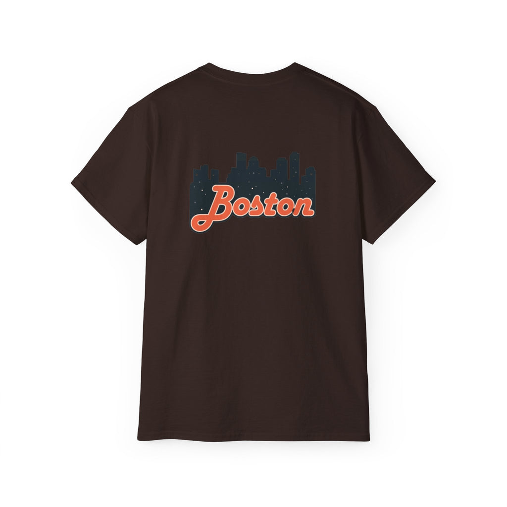 Boston Skyline Unisex Tee, Urban Apparel, City Pride Shirt, Gift for Boston Lovers, Casual Wear, Travel Souvenir