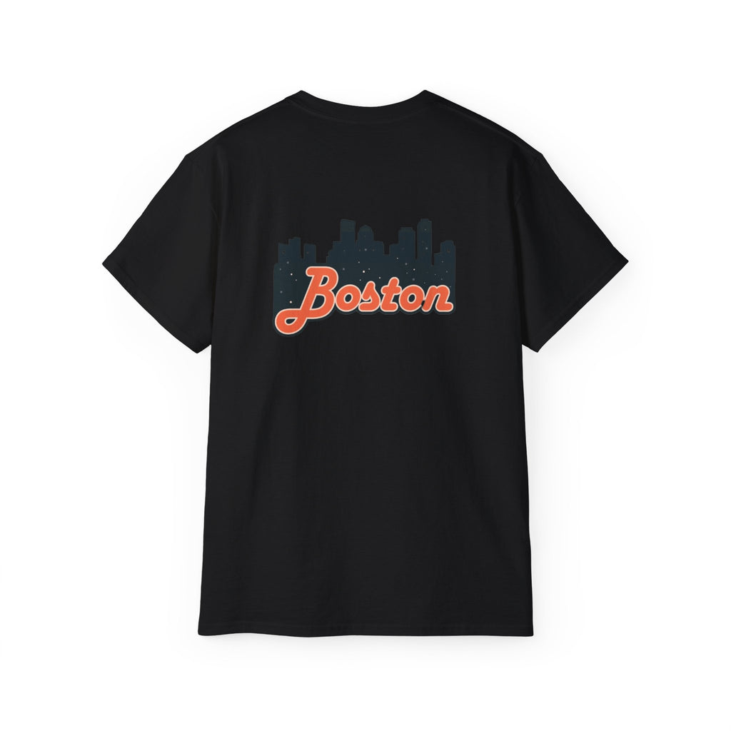 Boston Skyline Unisex Tee, Urban Apparel, City Pride Shirt, Gift for Boston Lovers, Casual Wear, Travel Souvenir