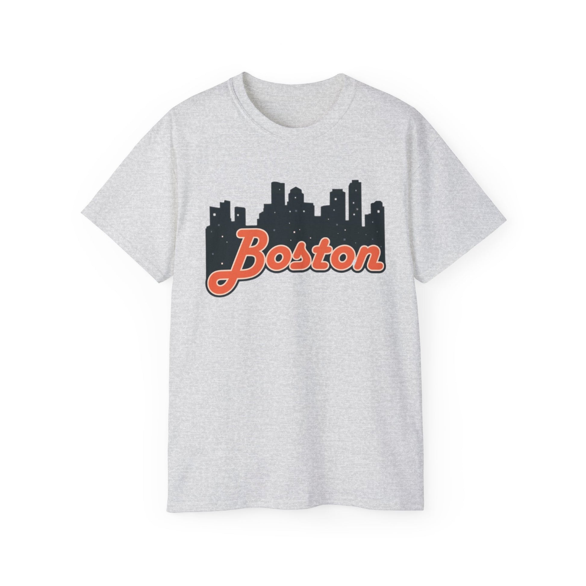Boston Skyline Unisex Tee, Urban Apparel, City Pride Shirt, Gift for Boston Lovers, Casual Wear, Travel Souvenir