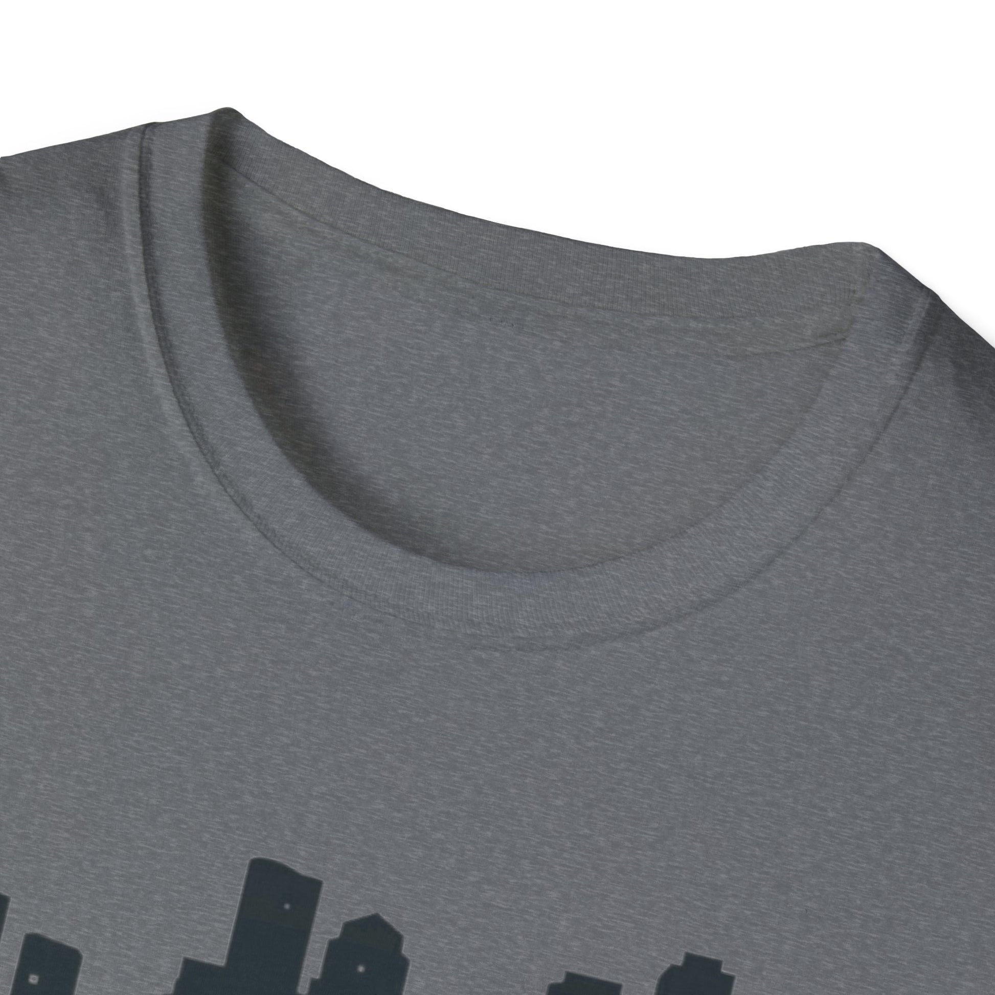 Boston Skyline Unisex Softstyle T-Shirt, City Tee, Gift for Travelers, Summer Casual Wear, Urban Style Shirt, Boston Pride