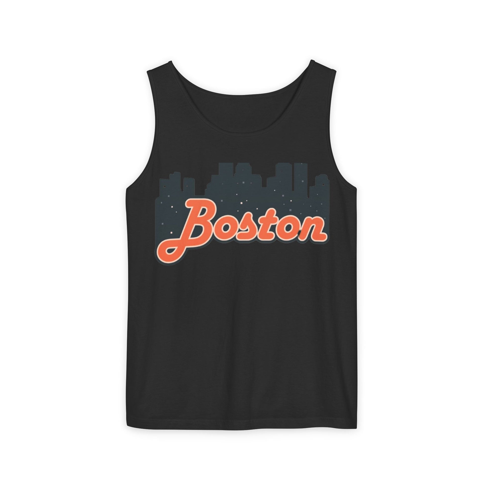 Boston Skyline Unisex Tank Top | Summer Vibes, Vacation Wear, Gift for City Lovers, Casual Style, Hipster Fashion