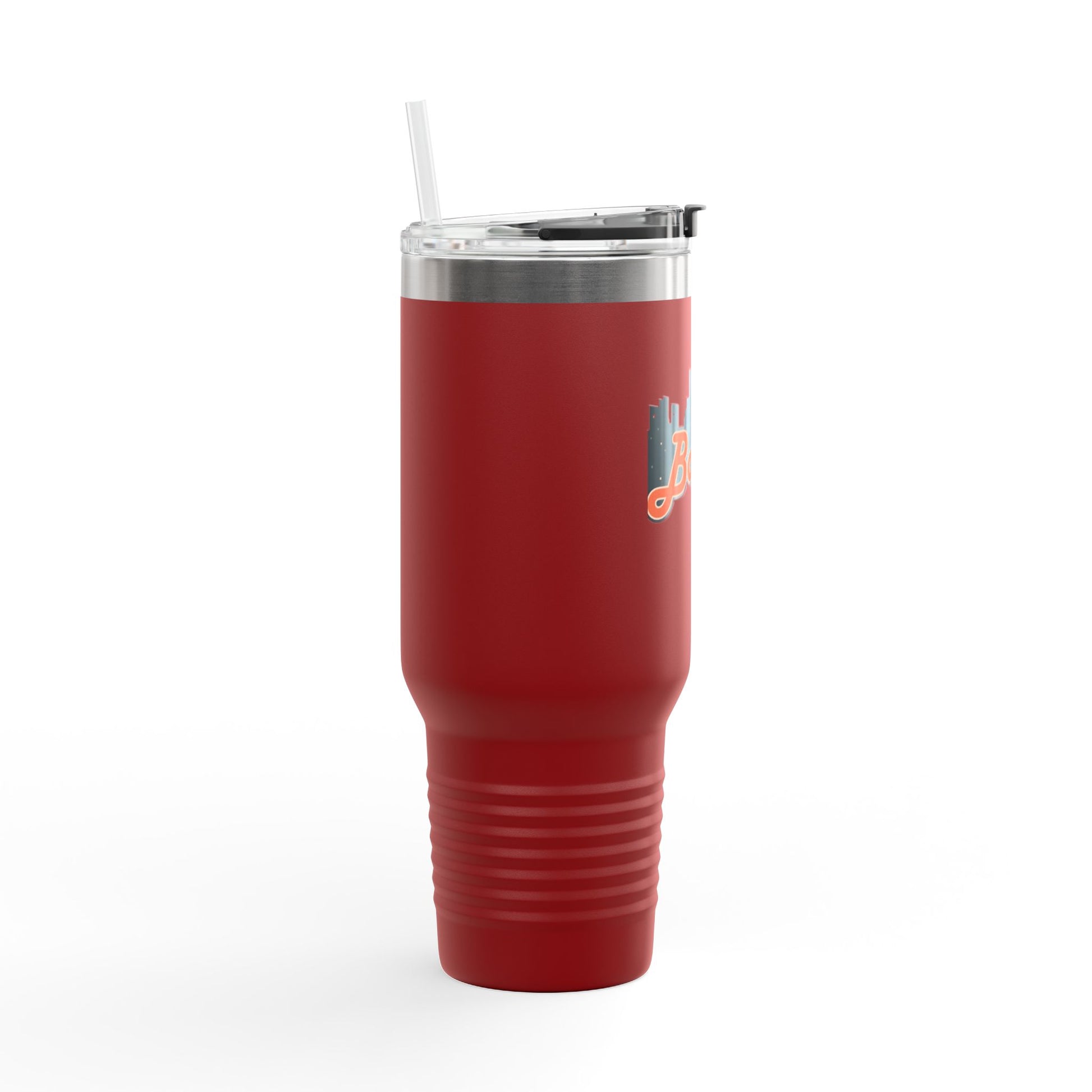 Boston Insulated Travel Mug | 40oz Thermal Cup for Coffee, Personalized Gifts for Her, Travel Tumbler, Souvenir Drinkware, Holiday Essential