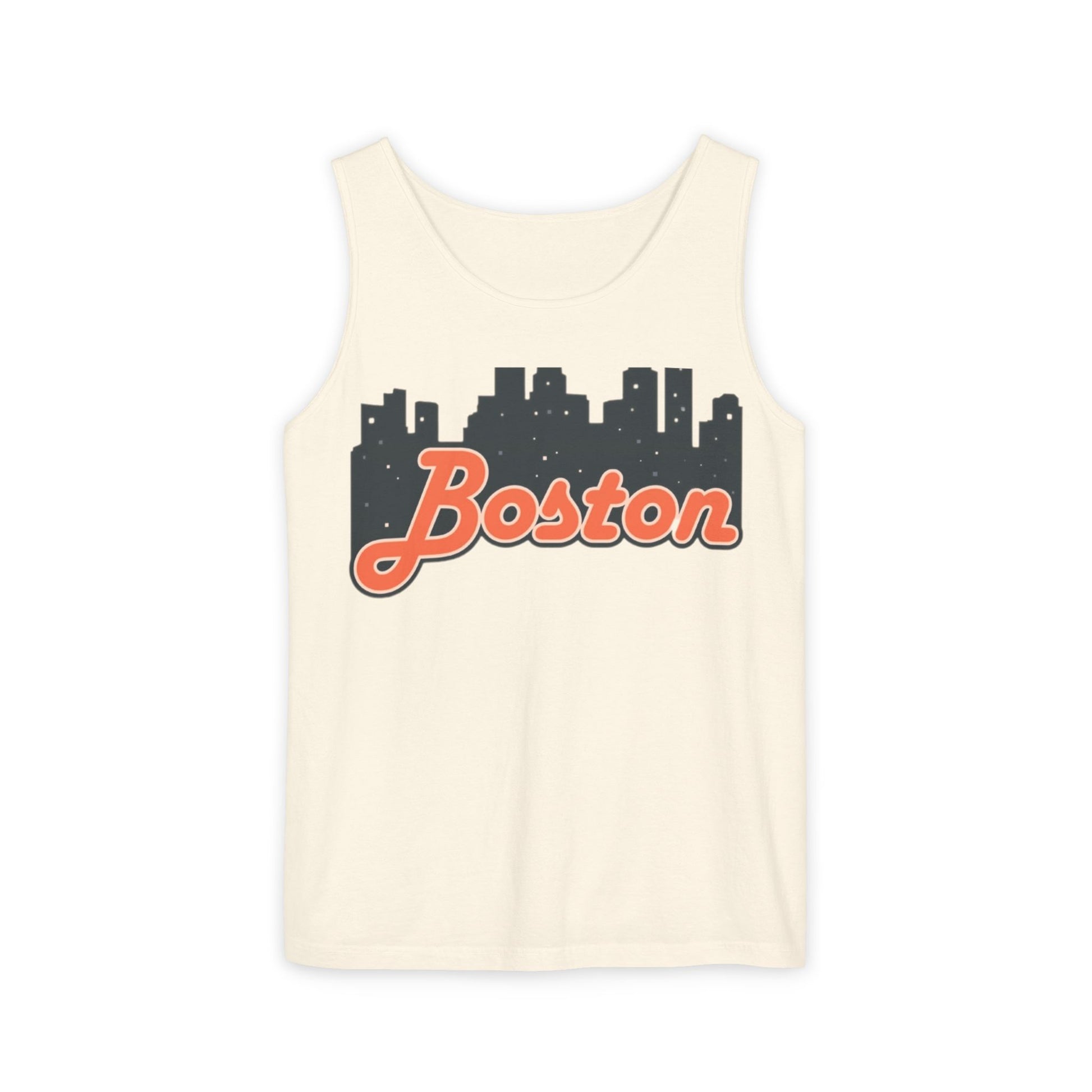 Boston Skyline Unisex Tank Top | Summer Vibes, Vacation Wear, Gift for City Lovers, Casual Style, Hipster Fashion