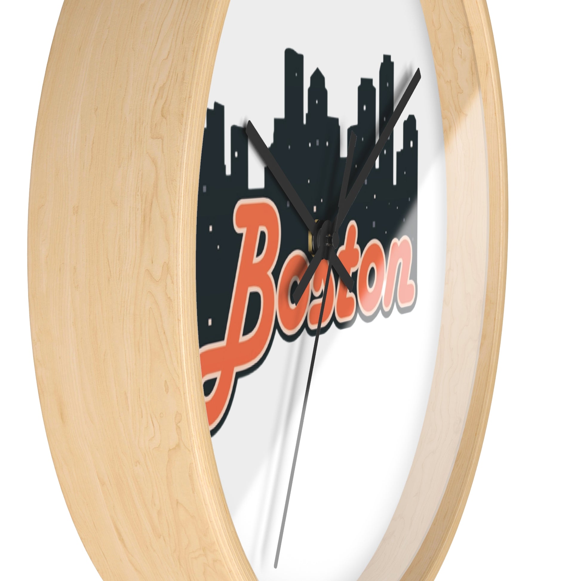 Boston Skyline Wall Clock | Urban Decor, Home & Office Wall Art, Gift for City Lovers, Modern Clock, Boston Souvenir