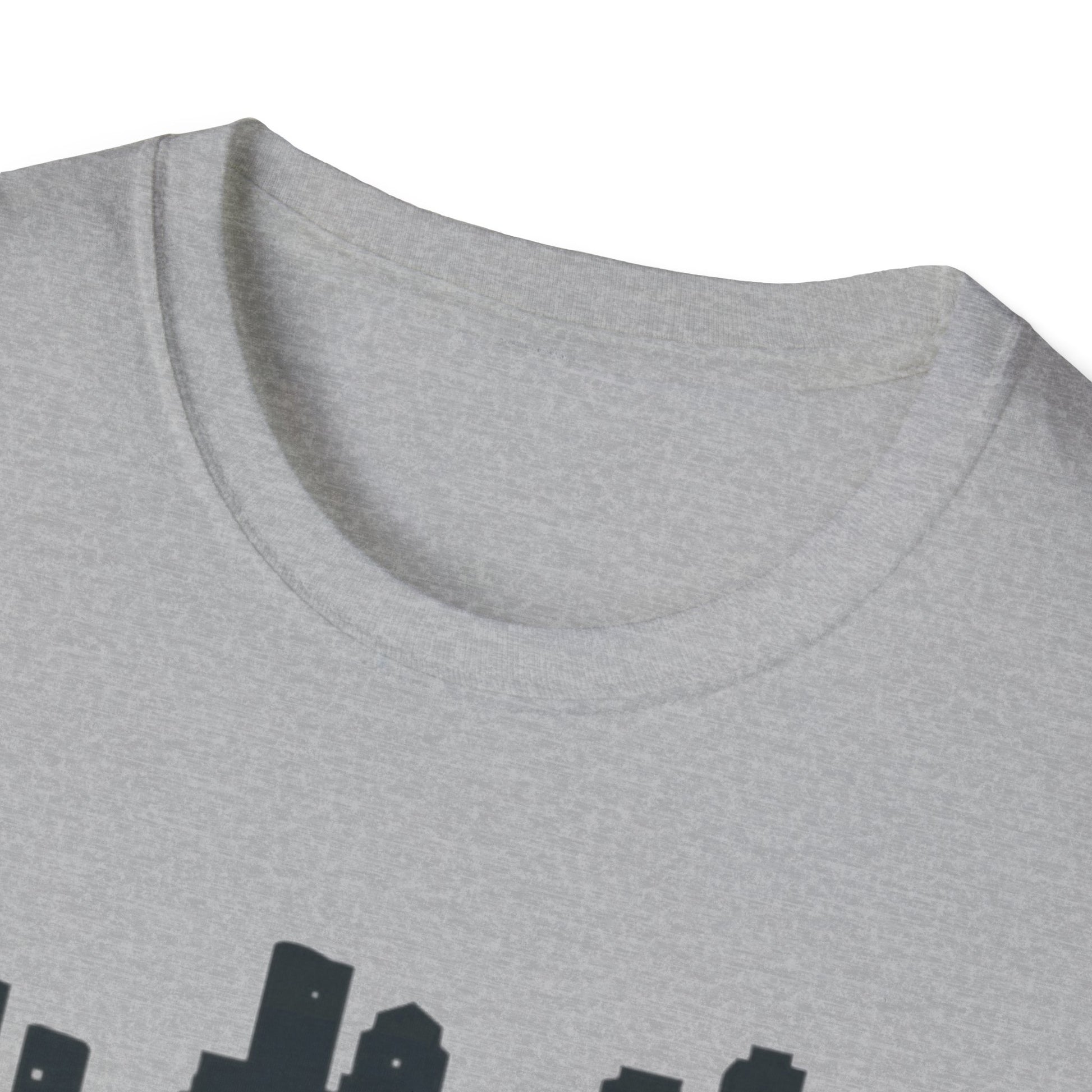 Boston Skyline Unisex Softstyle T-Shirt, City Tee, Gift for Travelers, Summer Casual Wear, Urban Style Shirt, Boston Pride