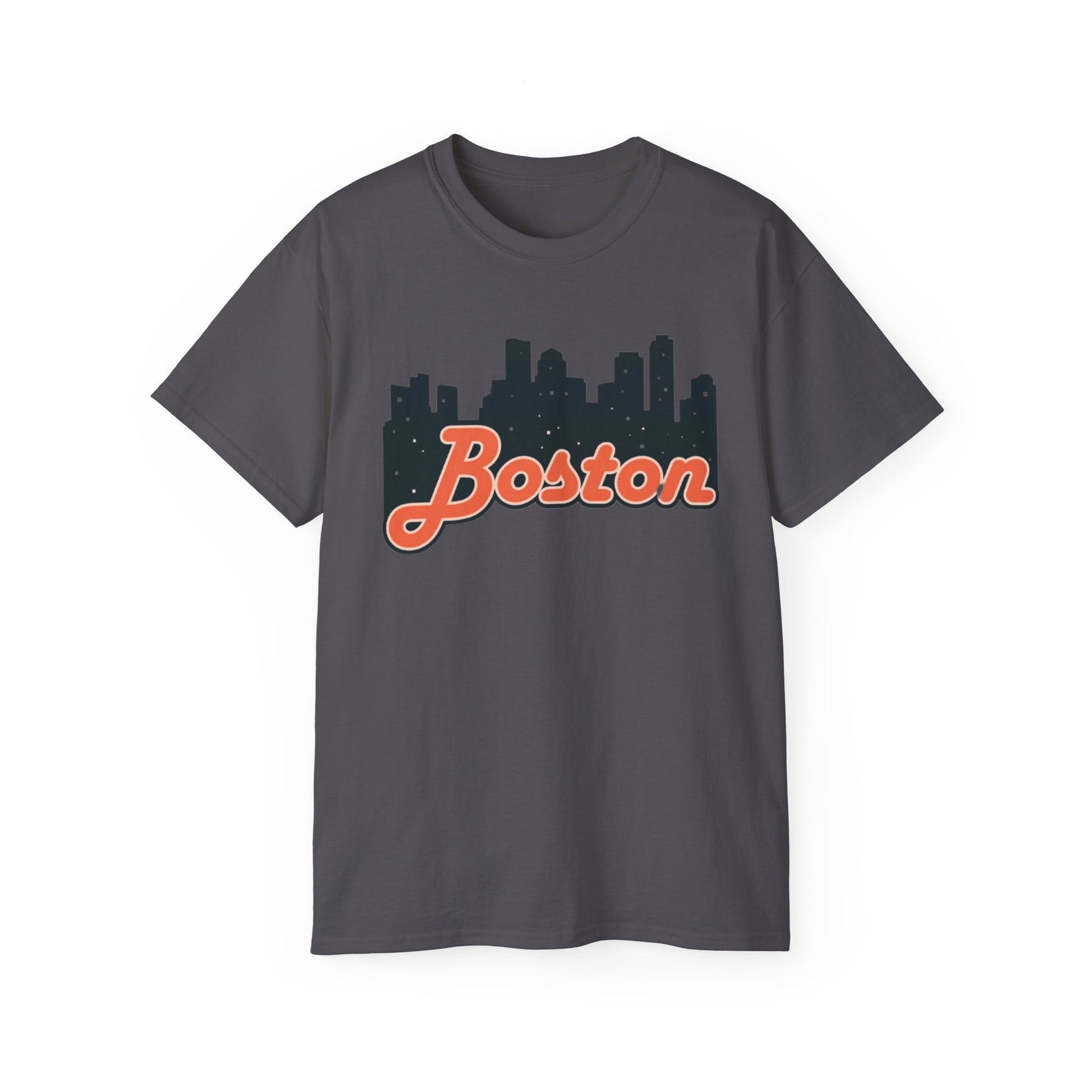 Boston Skyline Unisex Tee, Urban Apparel, City Pride Shirt, Gift for Boston Lovers, Casual Wear, Travel Souvenir