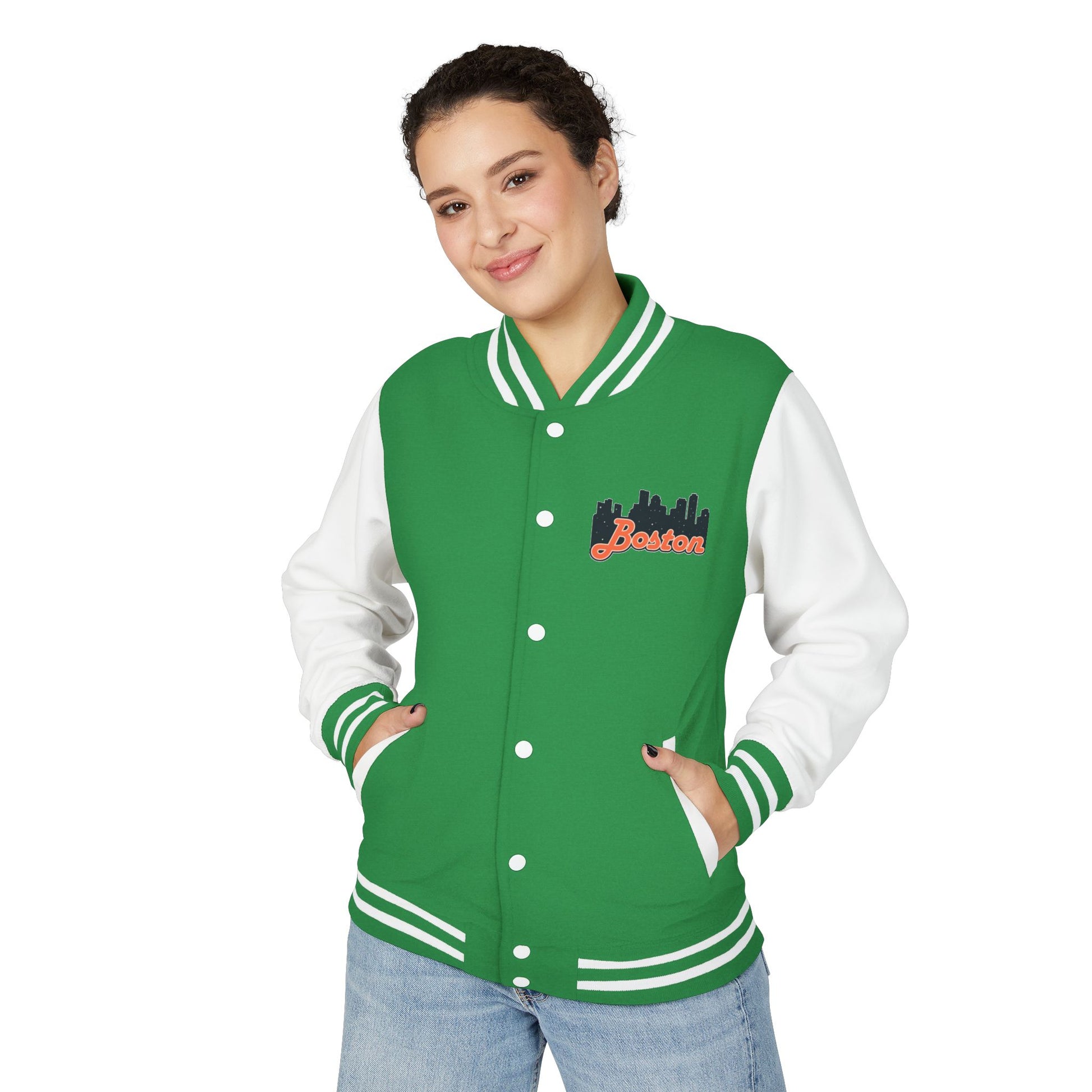 Classic Boston Letterman Jacket for Unisex, Vintage College Style, Cozy Sportswear, Perfect for Game Day, Gift for Sports Fans, Great [...]