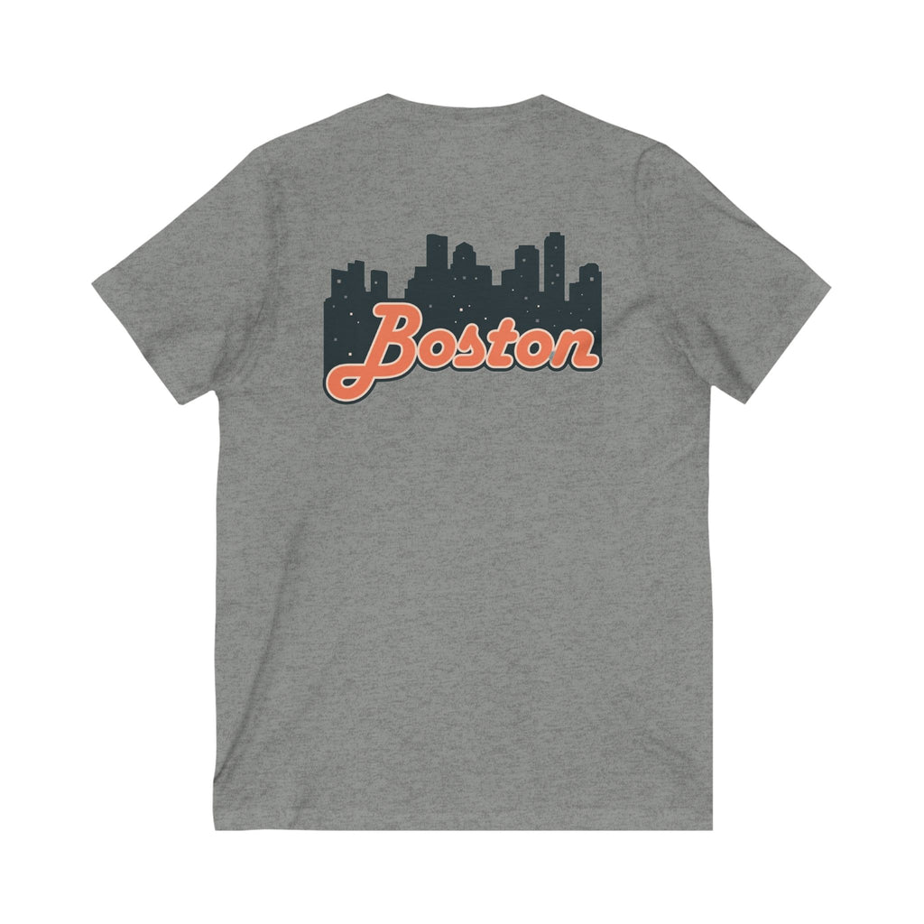 Unisex Jersey Short Sleeve V-Neck Tee