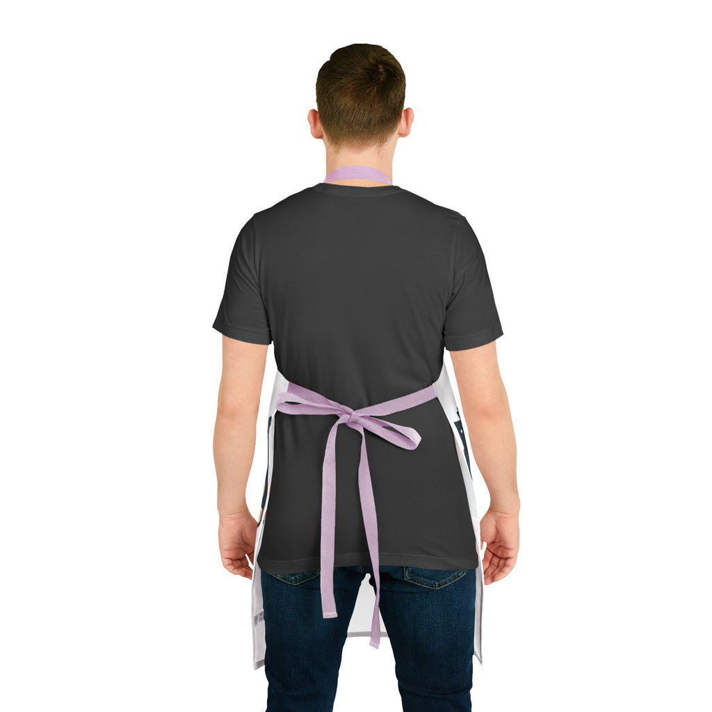 Boston Skyline Apron with Colorful Straps | Perfect Gift for Chefs, Cooking Enthusiasts, Food Lovers, Housewarming, Birthdays