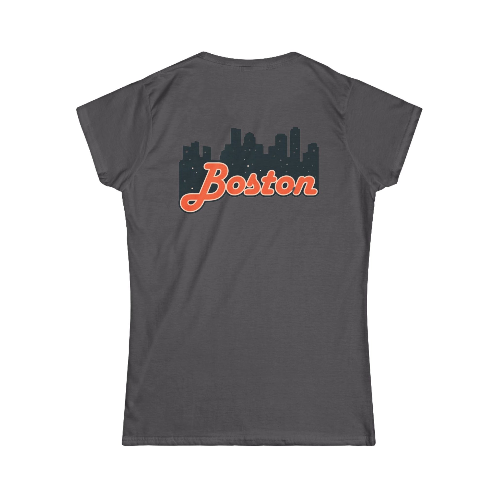 Boston Skyline Women's Tee, Casual City Shirt, Gift for Boston Lovers, Summer Outfit, Travel Souvenir