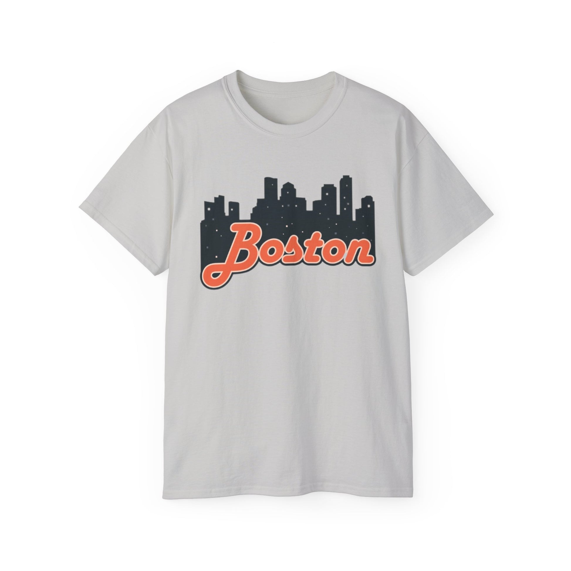 Boston Skyline Unisex Tee, Urban Apparel, City Pride Shirt, Gift for Boston Lovers, Casual Wear, Travel Souvenir