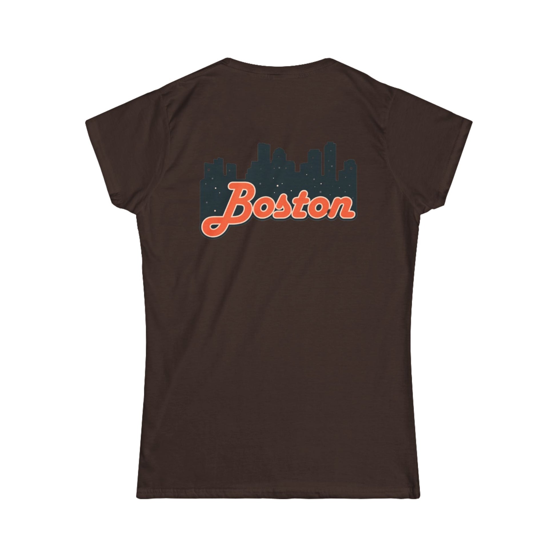 Boston Skyline Women's Tee, Casual City Shirt, Gift for Boston Lovers, Summer Outfit, Travel Souvenir