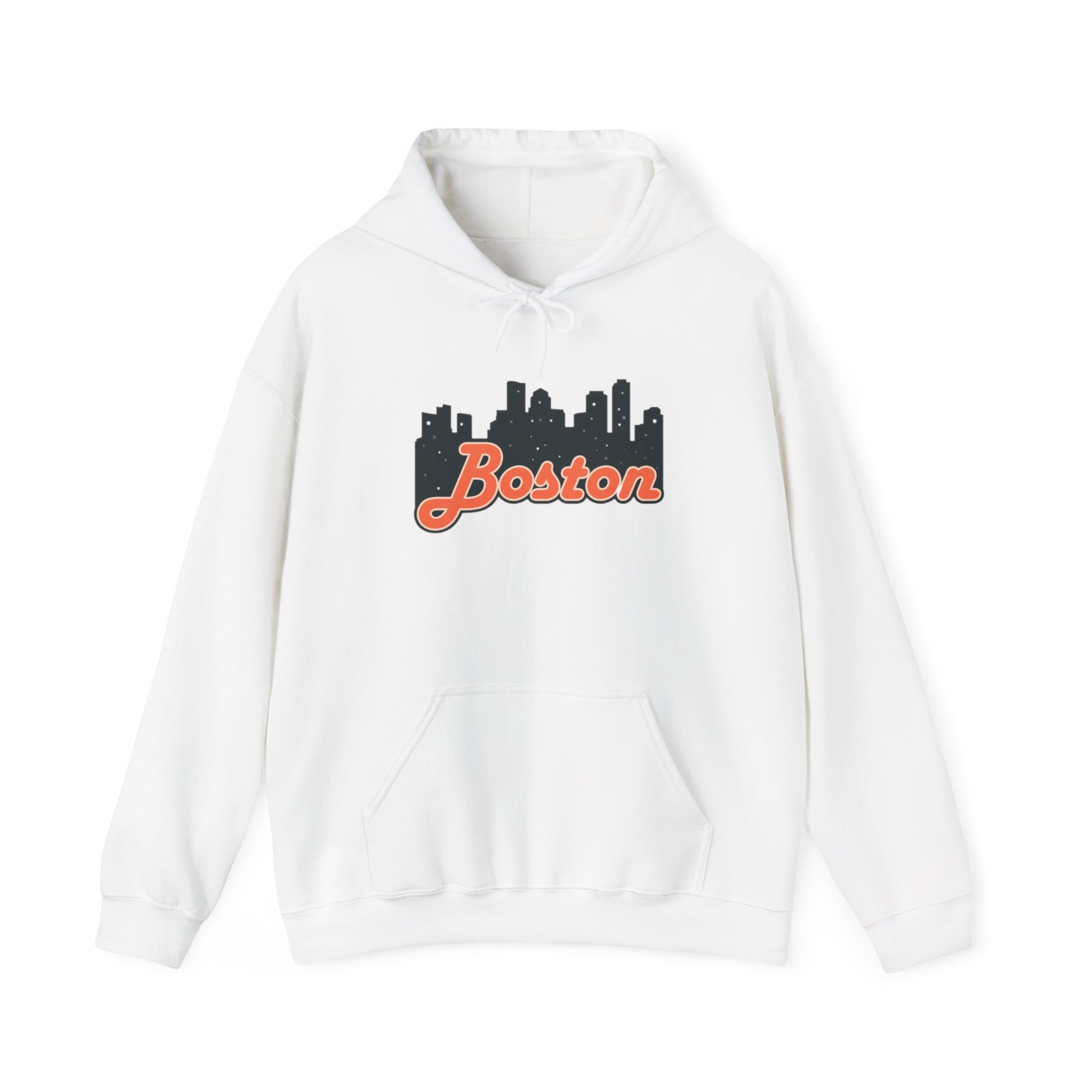 Boston Skyline Unisex Hoodie, Cozy Apparel for Boston Lovers