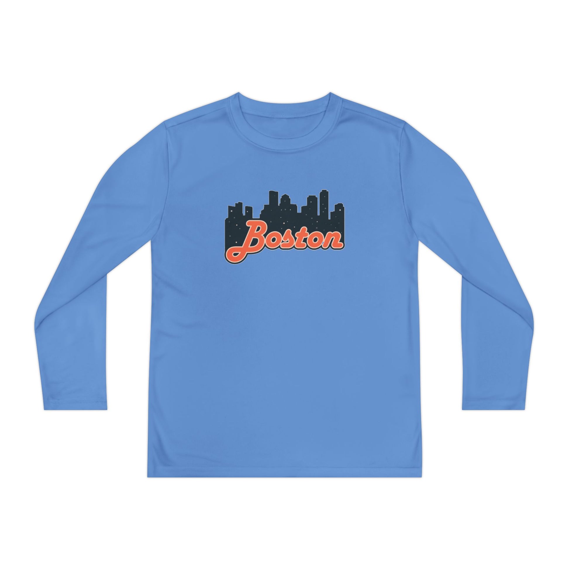 Boston Youth Long Sleeve Tee - Perfect for Sports, Casual Wear, Gift for Kids, Boston City Lovers, Birthday Gift