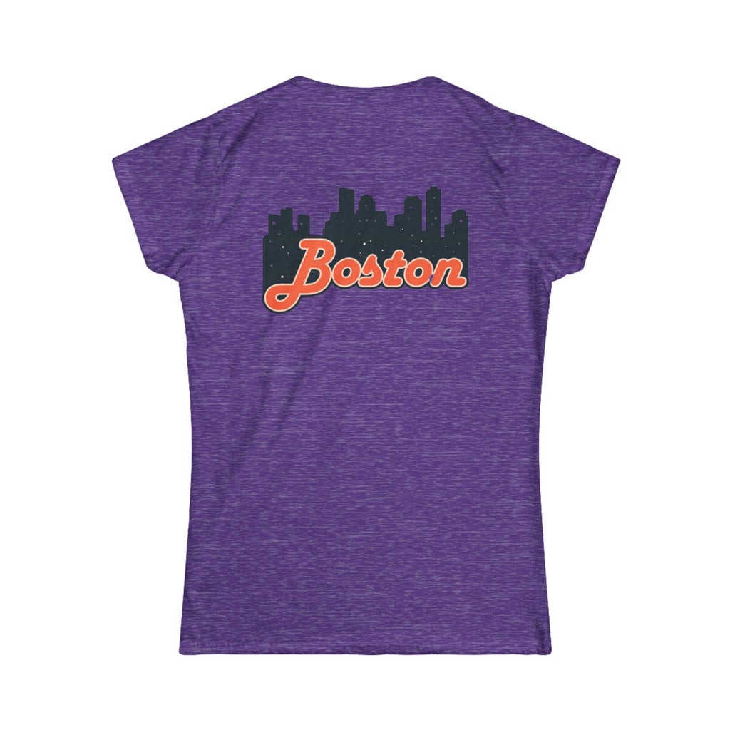 Boston Skyline Women's Tee, Casual City Shirt, Gift for Boston Lovers, Summer Outfit, Travel Souvenir