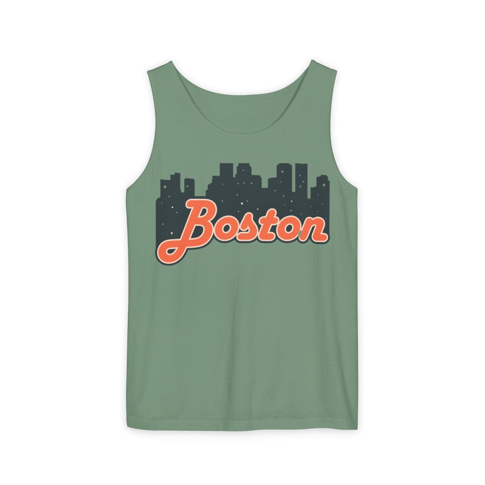 Boston Skyline Unisex Tank Top | Summer Vibes, Vacation Wear, Gift for City Lovers, Casual Style, Hipster Fashion
