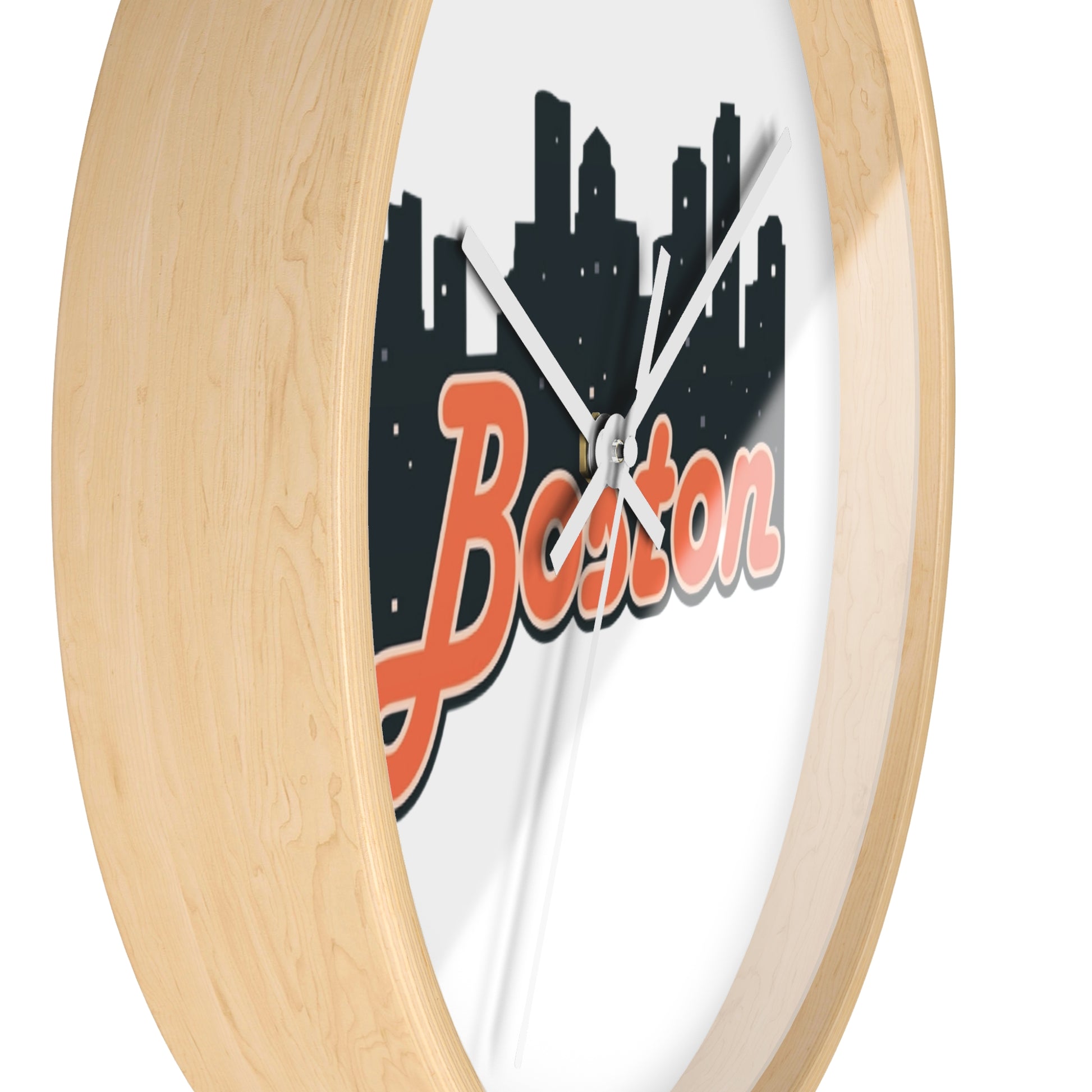 Boston Skyline Wall Clock | Urban Decor, Home & Office Wall Art, Gift for City Lovers, Modern Clock, Boston Souvenir