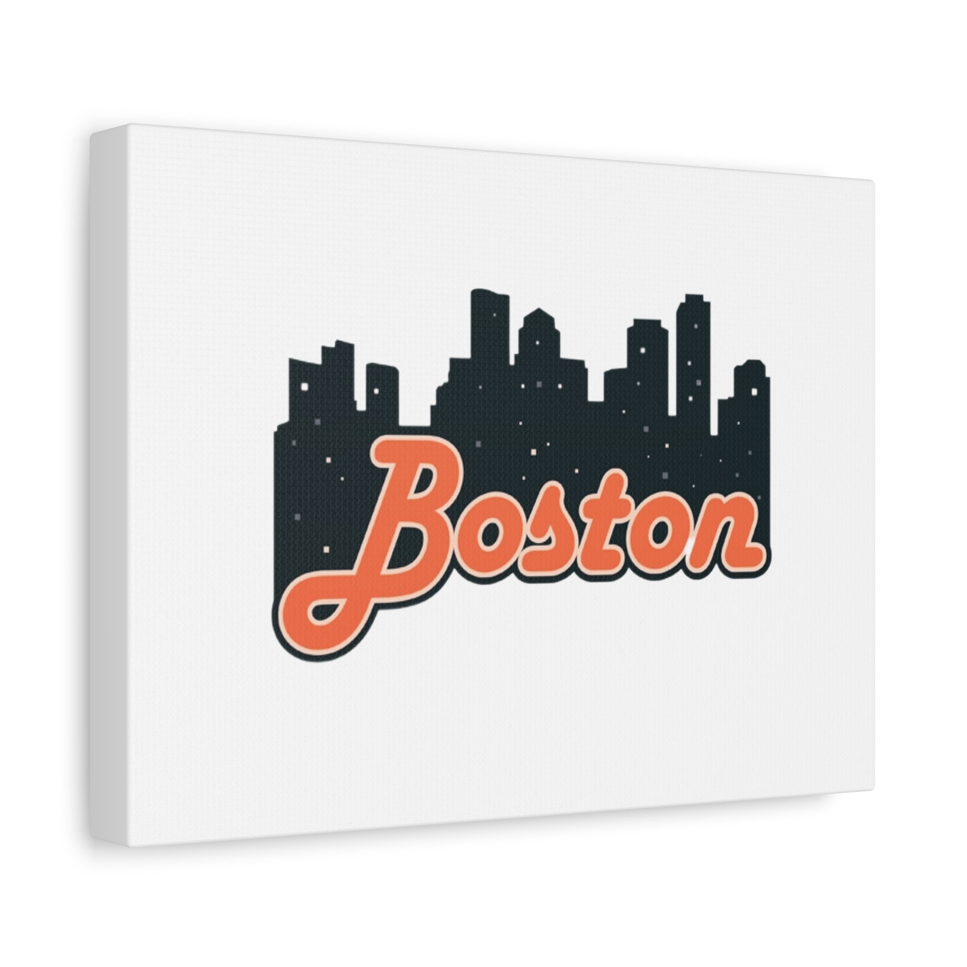 Boston Skyline Matte Canvas Art Print, City Wall Decor, Unique Gift for Boston Lovers, Home Decoration, Housewarming, Travel Memories