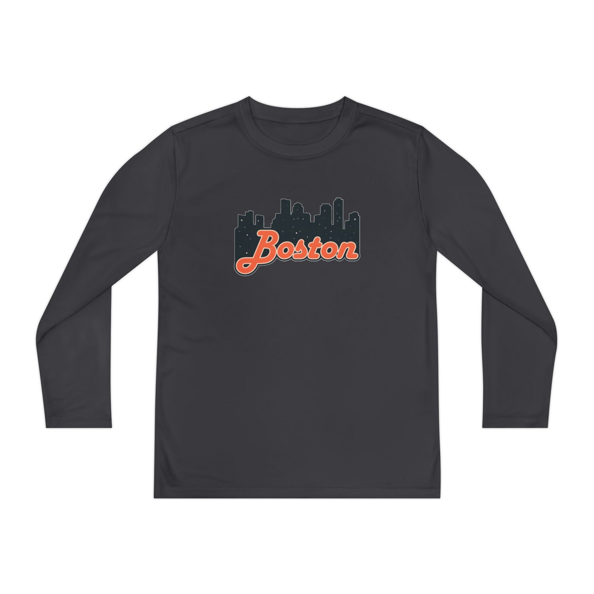 Boston Youth Long Sleeve Tee - Perfect for Sports, Casual Wear, Gift for Kids, Boston City Lovers, Birthday Gift