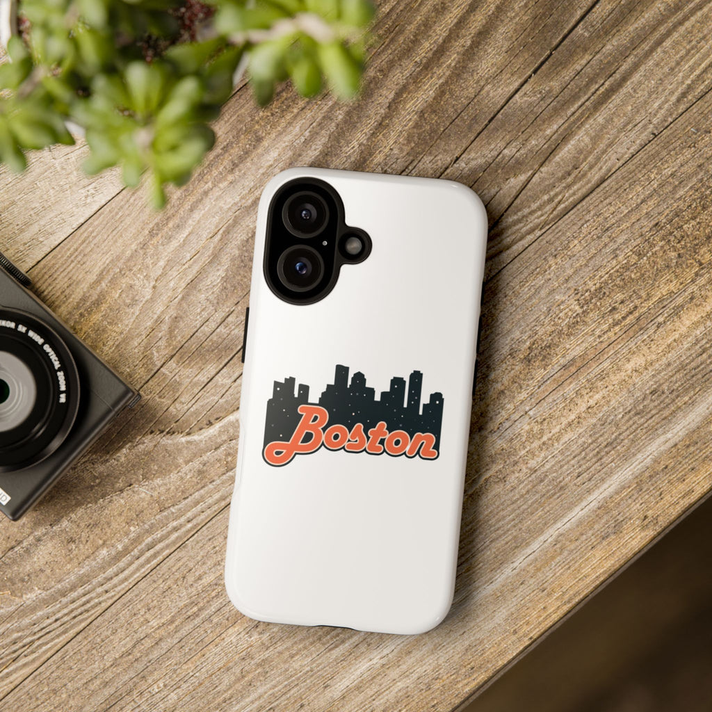 Boston Skyline Phone Case | Tough Cases for Protection, Customizable Design, Gift for Boston Lovers, Unique Cell Phone Accessory