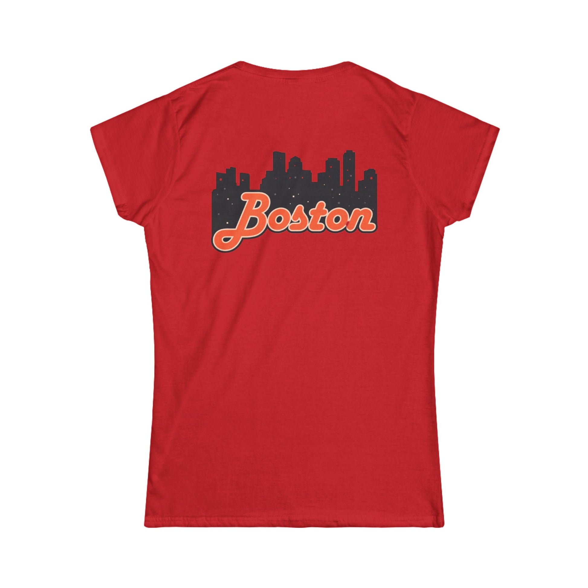Boston Skyline Women's Tee, Casual City Shirt, Gift for Boston Lovers, Summer Outfit, Travel Souvenir